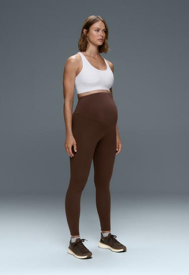 Comfortlux maternity leggings — BROWN 5