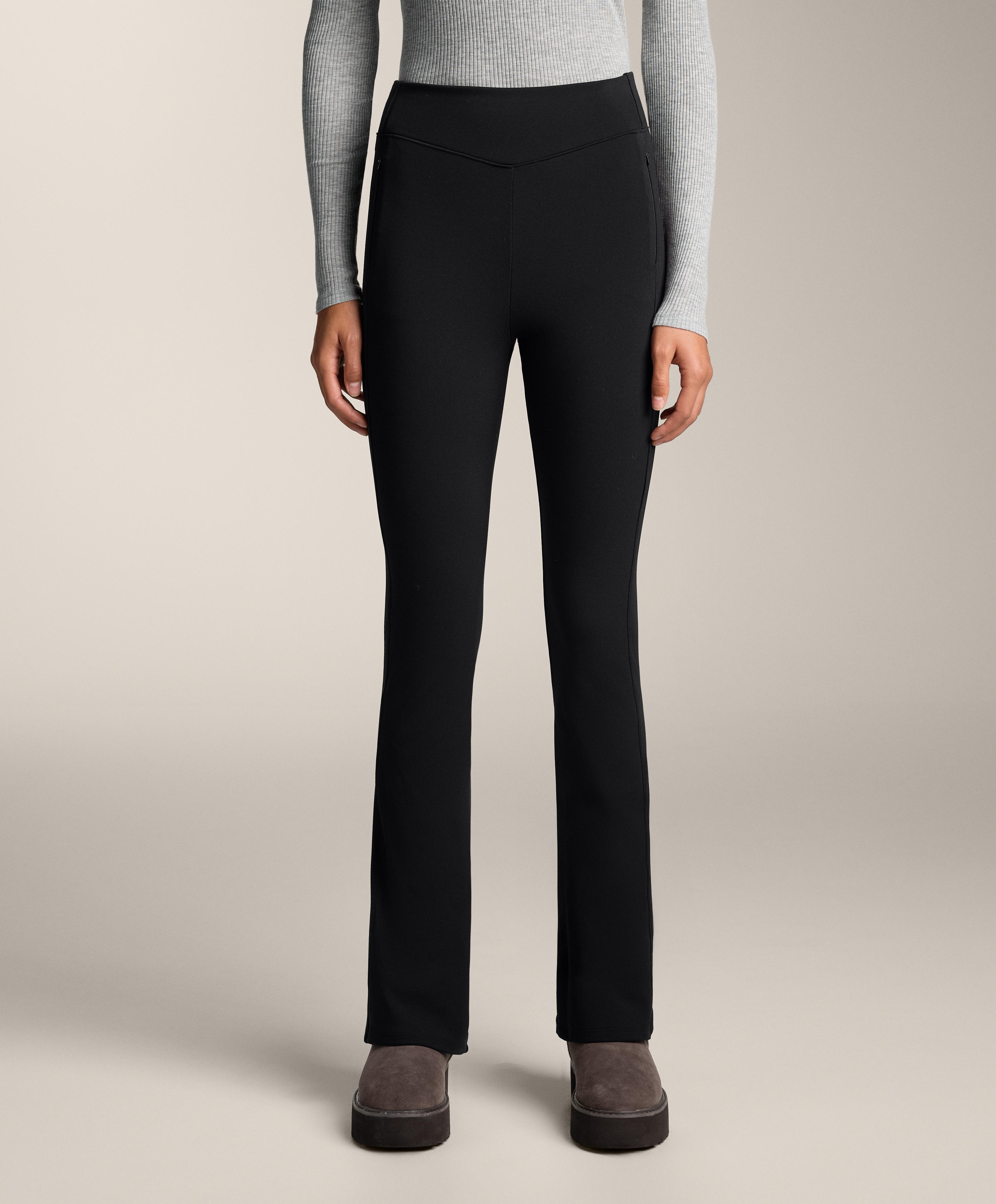 Pantalón flare high rise warm pockets - Rebajas