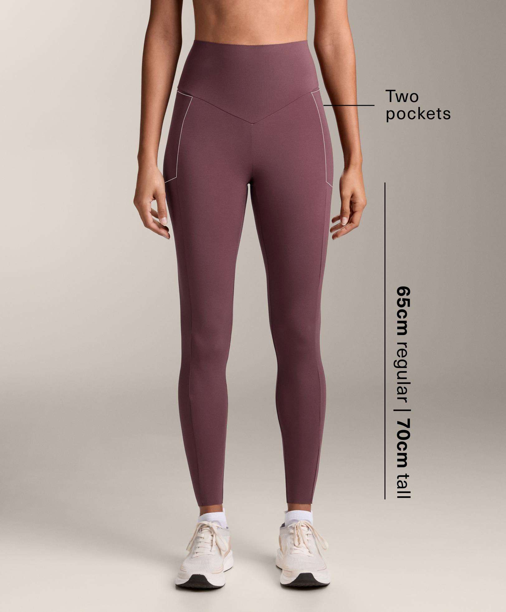 Leggings até ao tornozelo high rise compressive pocket (65 cm) Leggings até ao tornozelo high rise compressive pocket (65 cm)