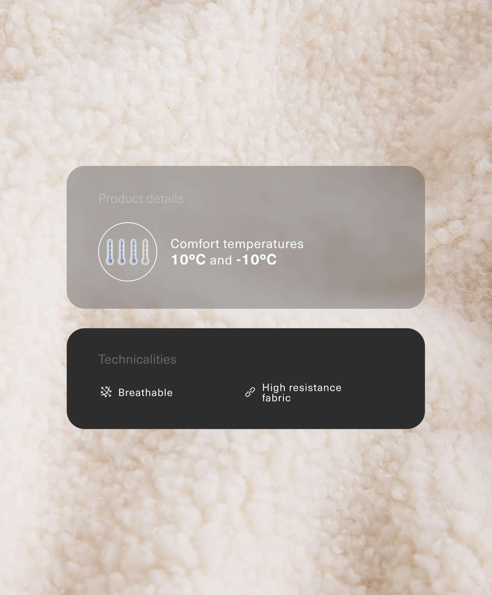 Kombinezon od laganog veštačkog jagnjećeg krzna sa podesivim strukom - Sniženje Kombinezon od laganog veštačkog jagnjećeg krzna sa podesivim strukom - Sniženje