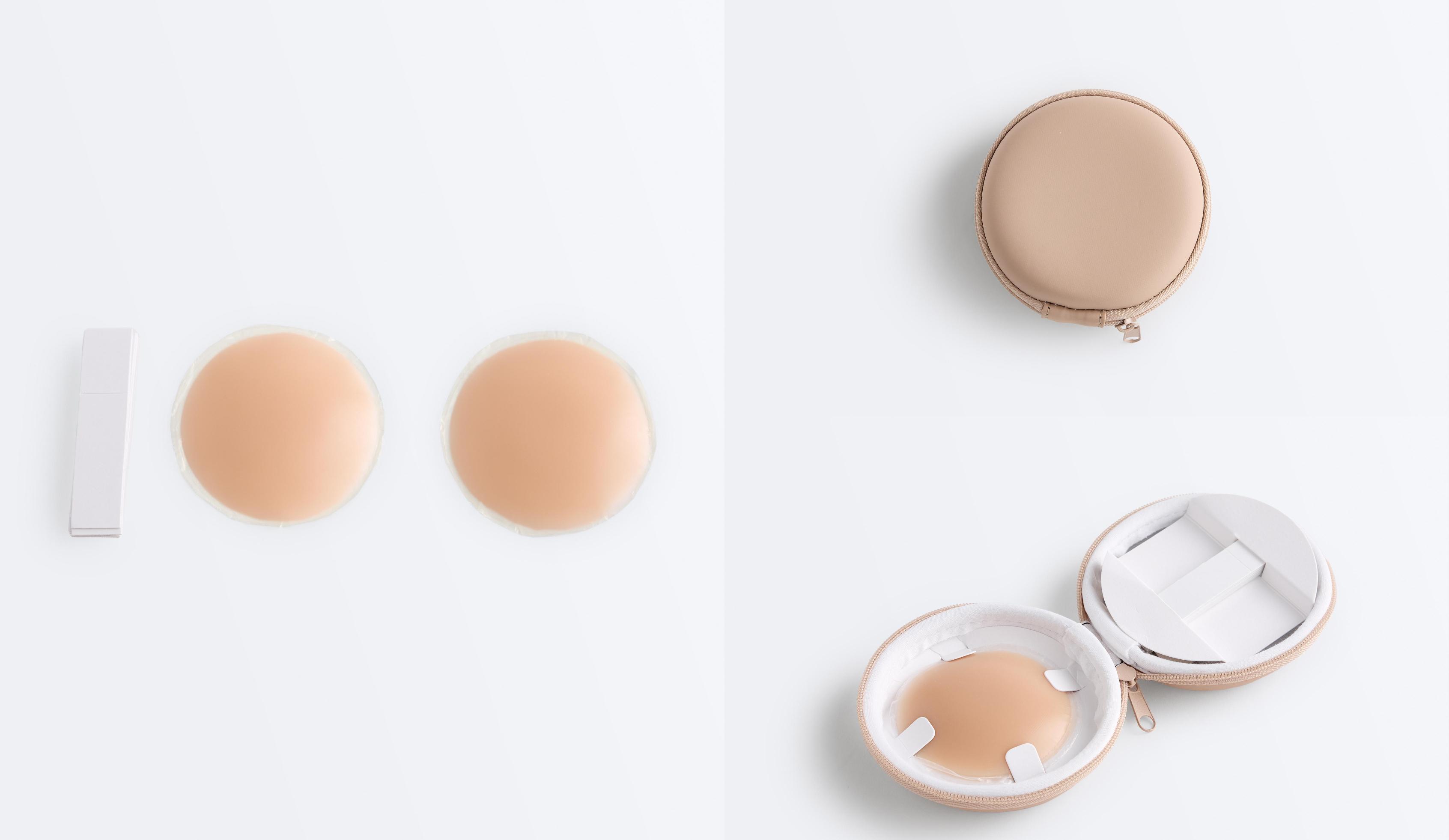Pack of nipple covers and fashion tape — BEIGE
