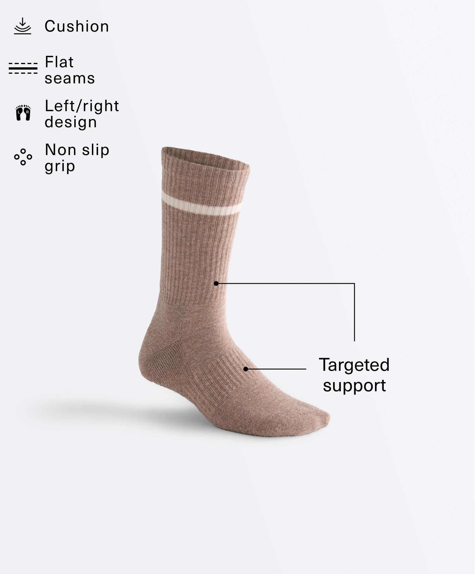 2 pares de calcetines classic yoga y pilates mezcla algodón 2 pares de calcetines classic yoga y pilates mezcla algodón