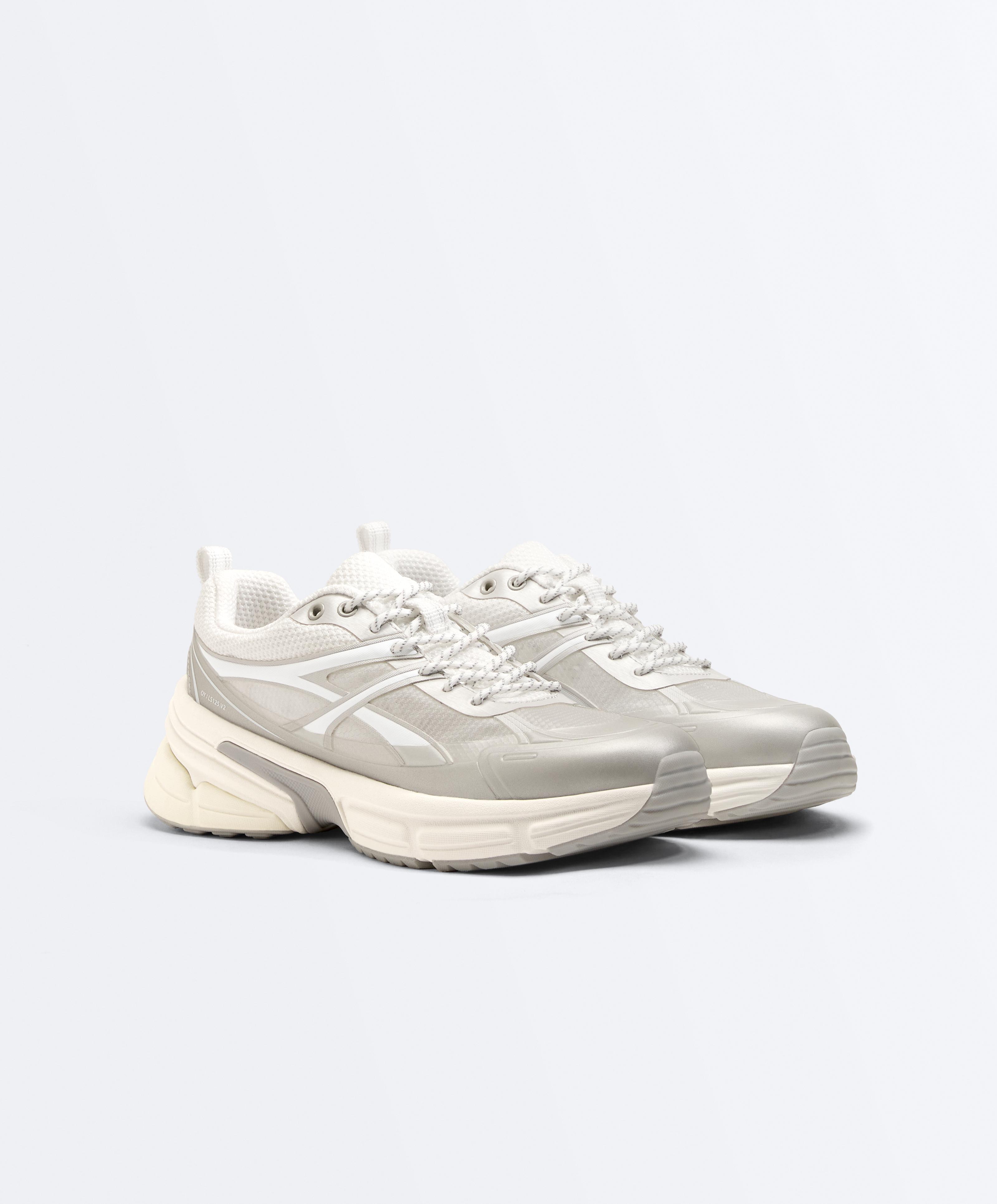 Running-style trainers — WHITE