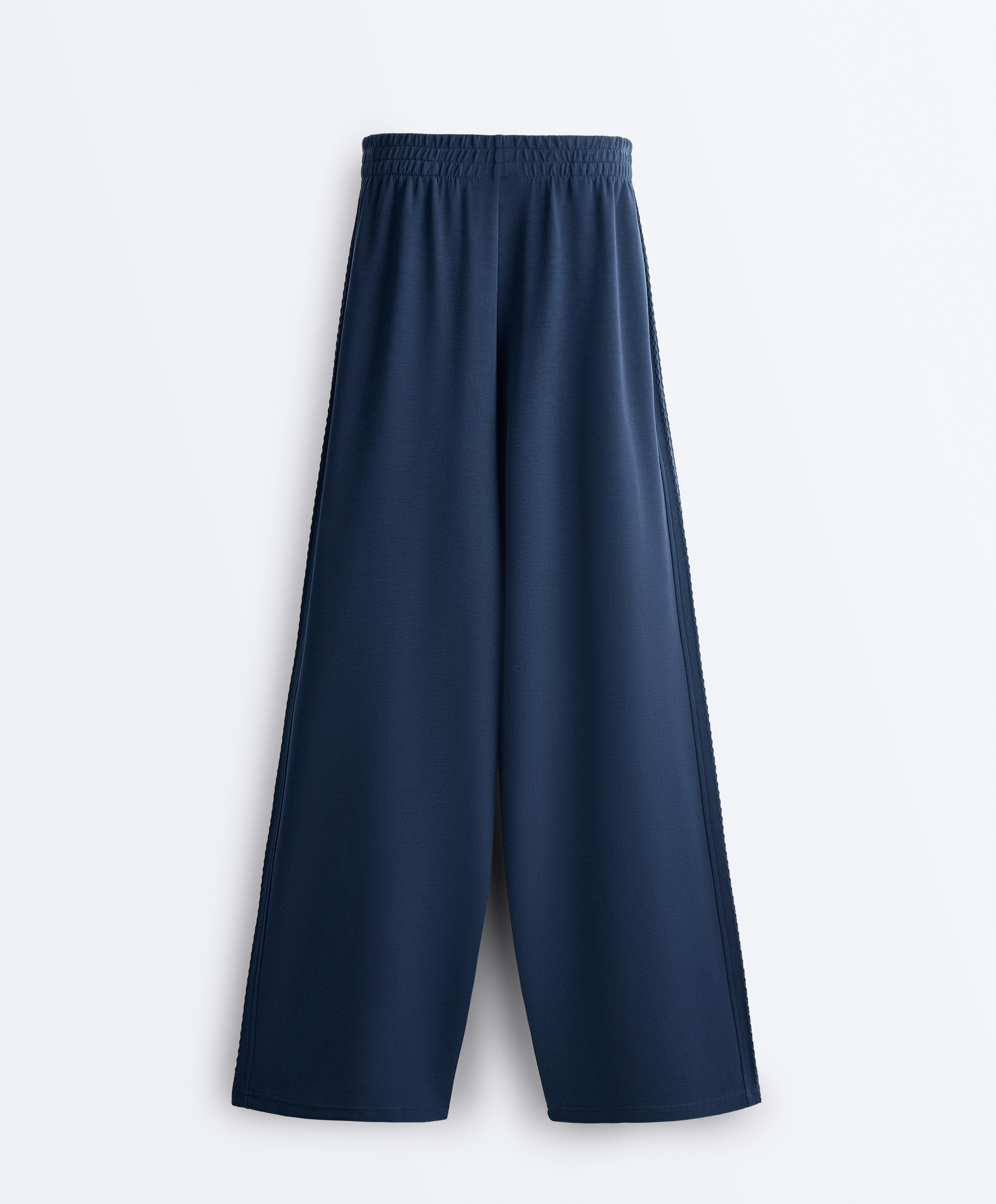 Straight-leg trousers with soft-touch modal Straight-leg trousers with soft-touch modal