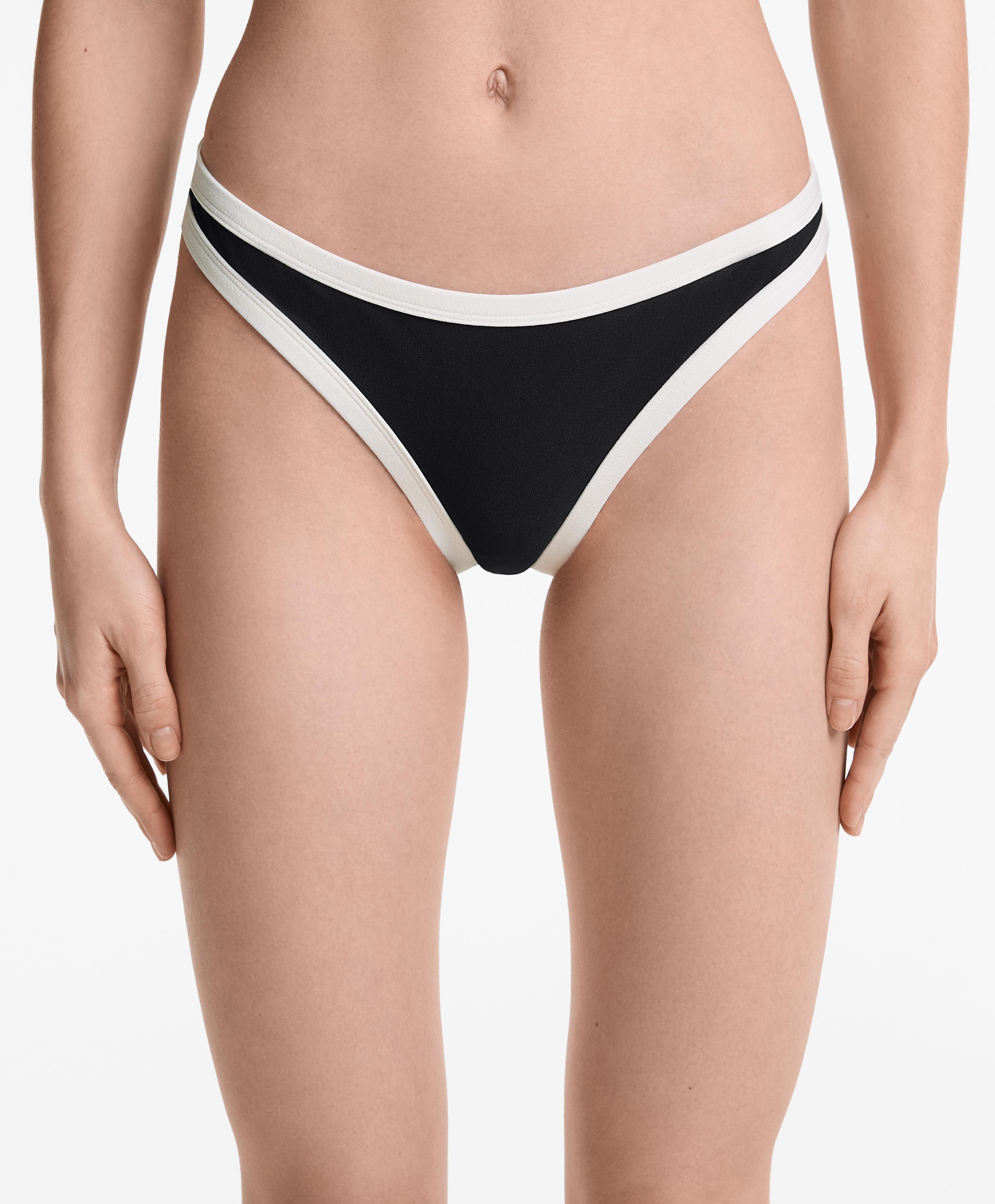 Contrast trim classic bikini briefs