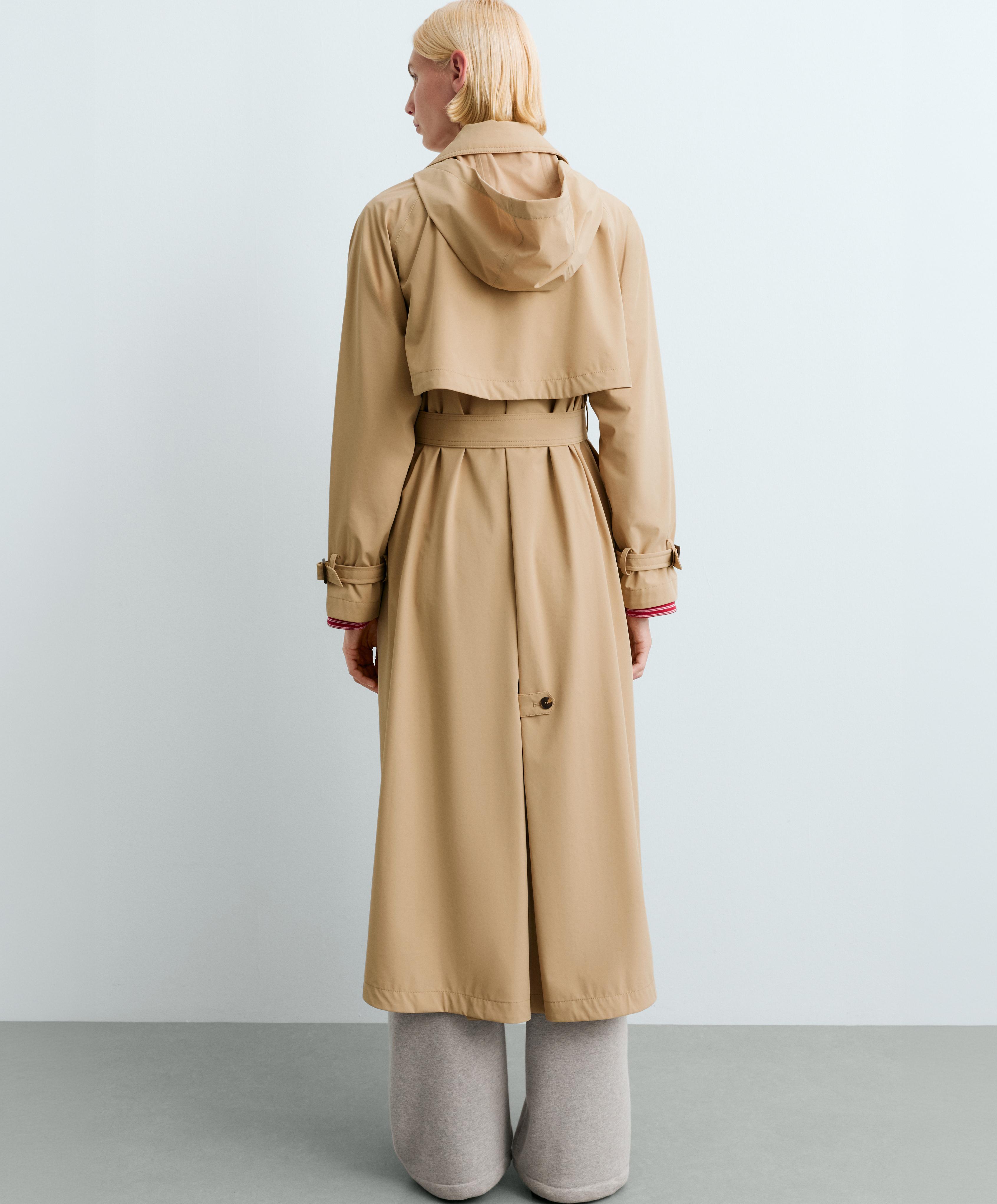 Extra lightweight 10k waterproof long jacket — CAMEL