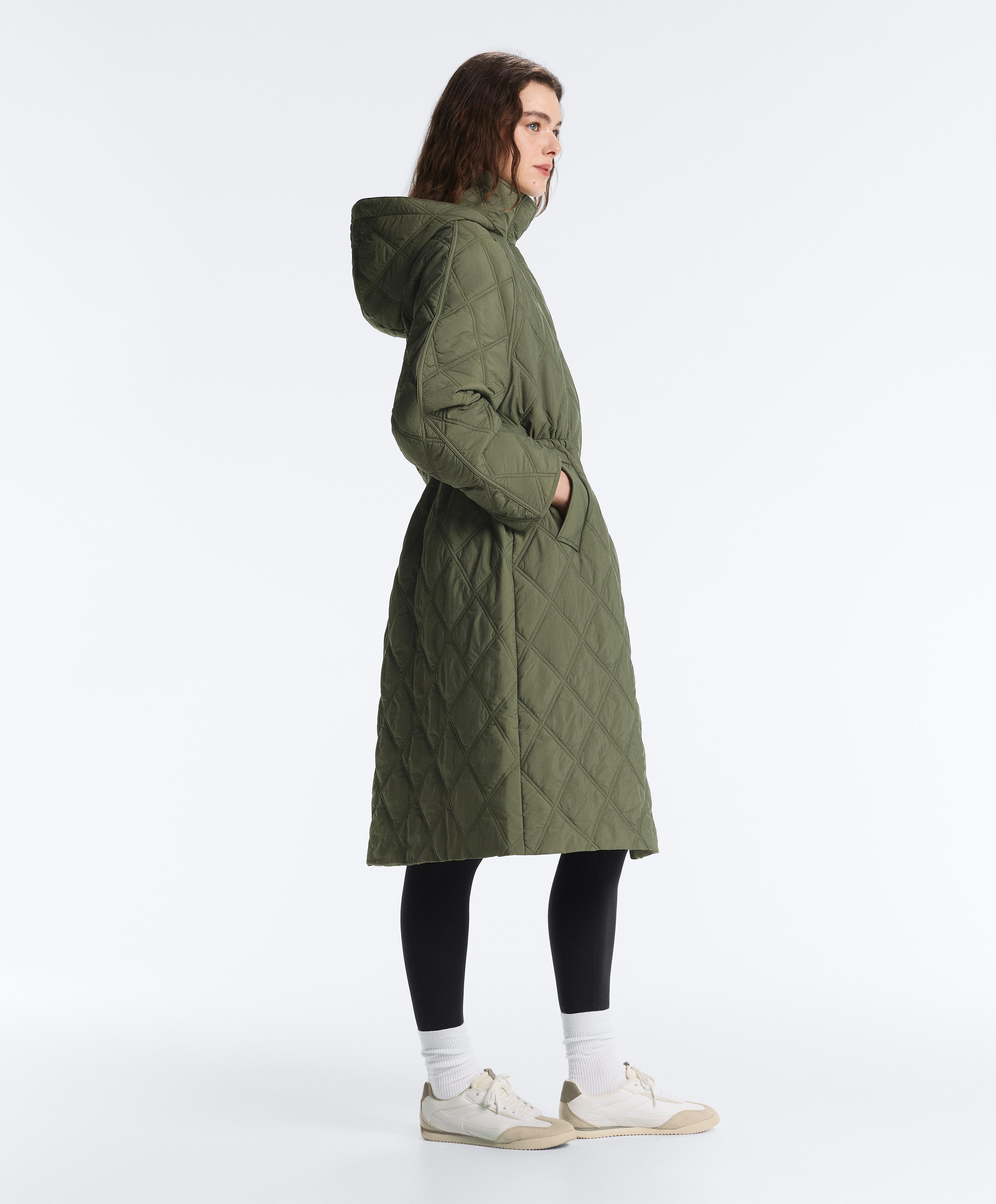Water-repellent FELLEX® AEROGEL padded jacket — MID KHAKI