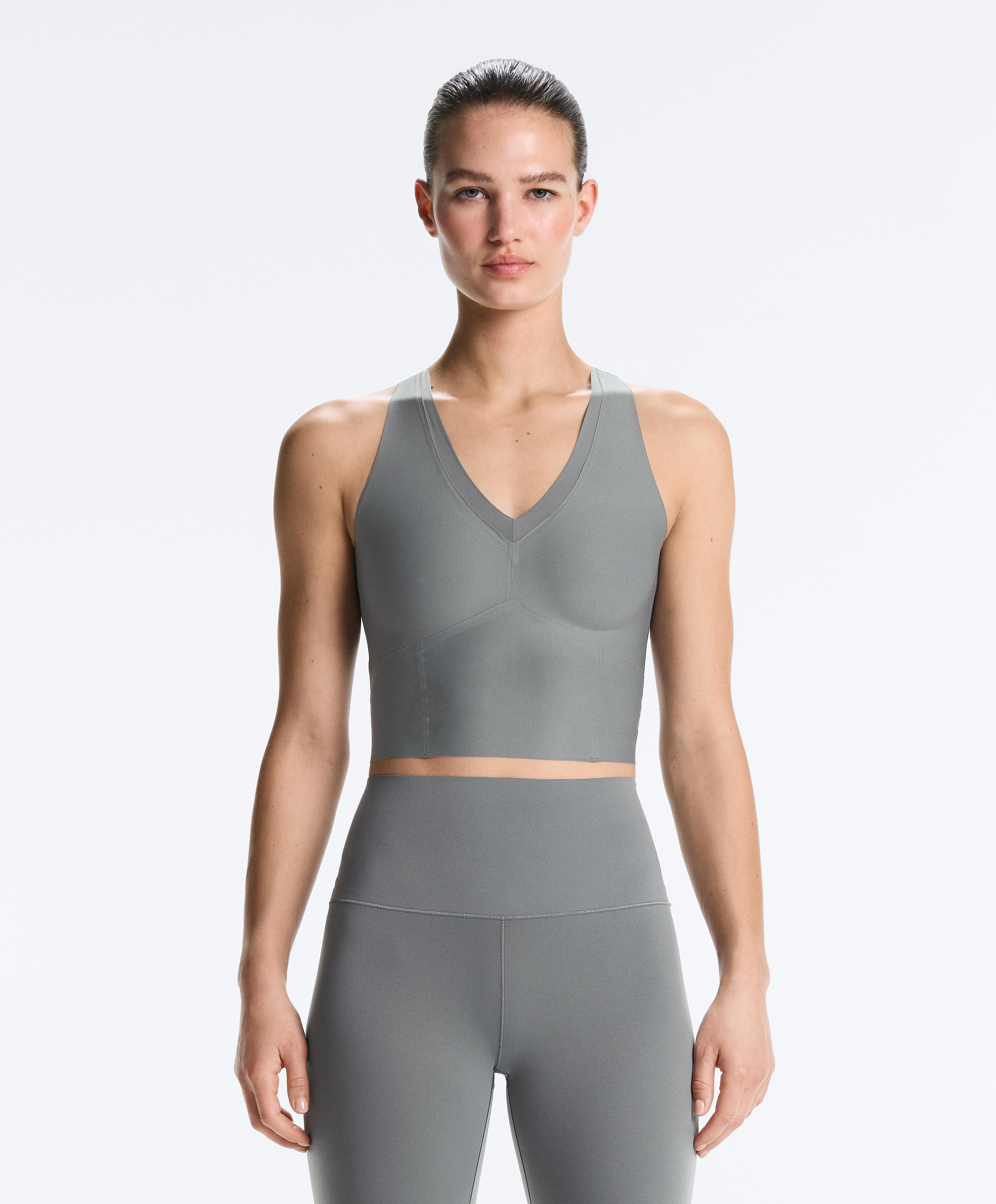 Perfect-adapt strap tank top — MISTY BLUE