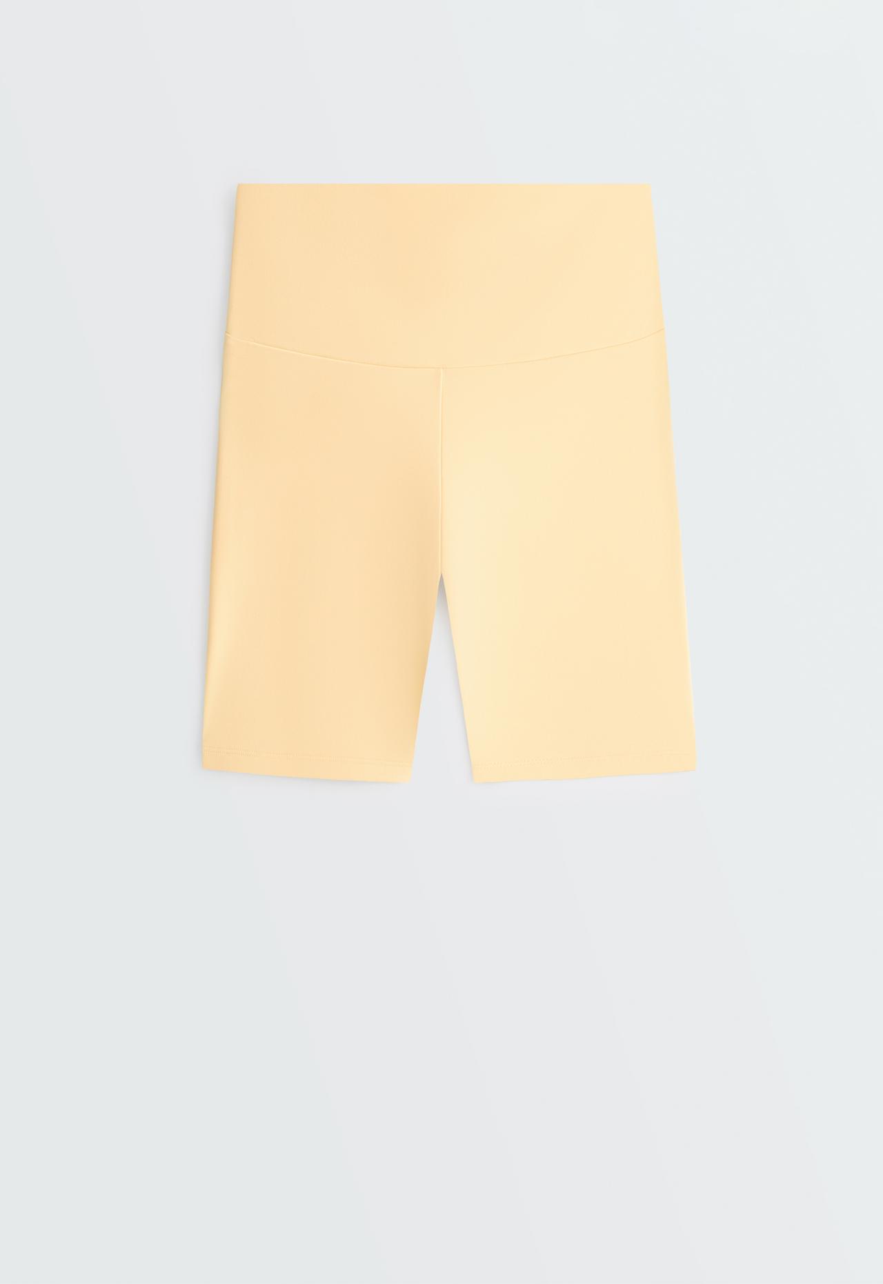 Leggings biker high rise comfortlux 20 cm — PALE YELLOW