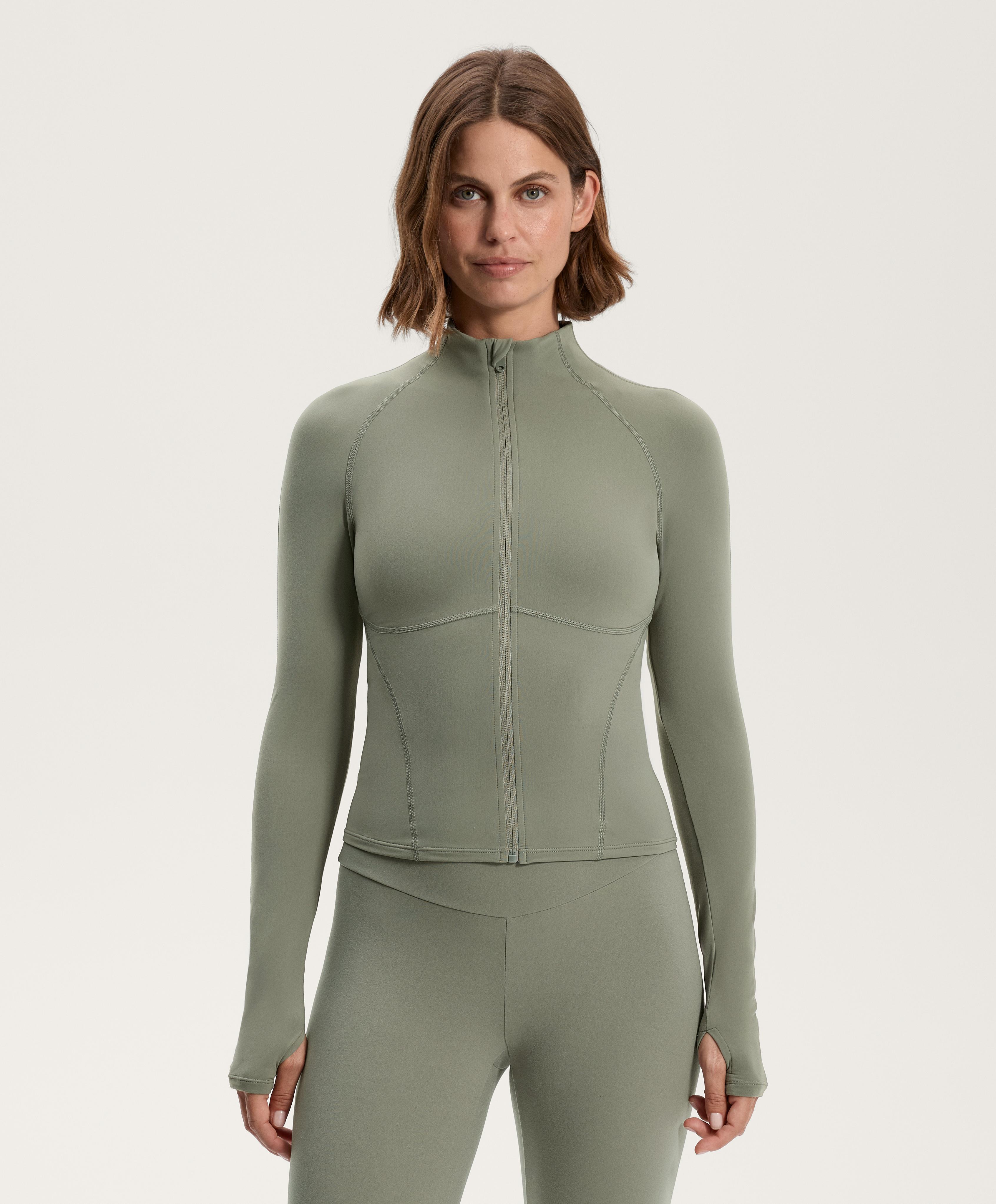 Light warm technical jacket with seams Light warm technical jacket with seams