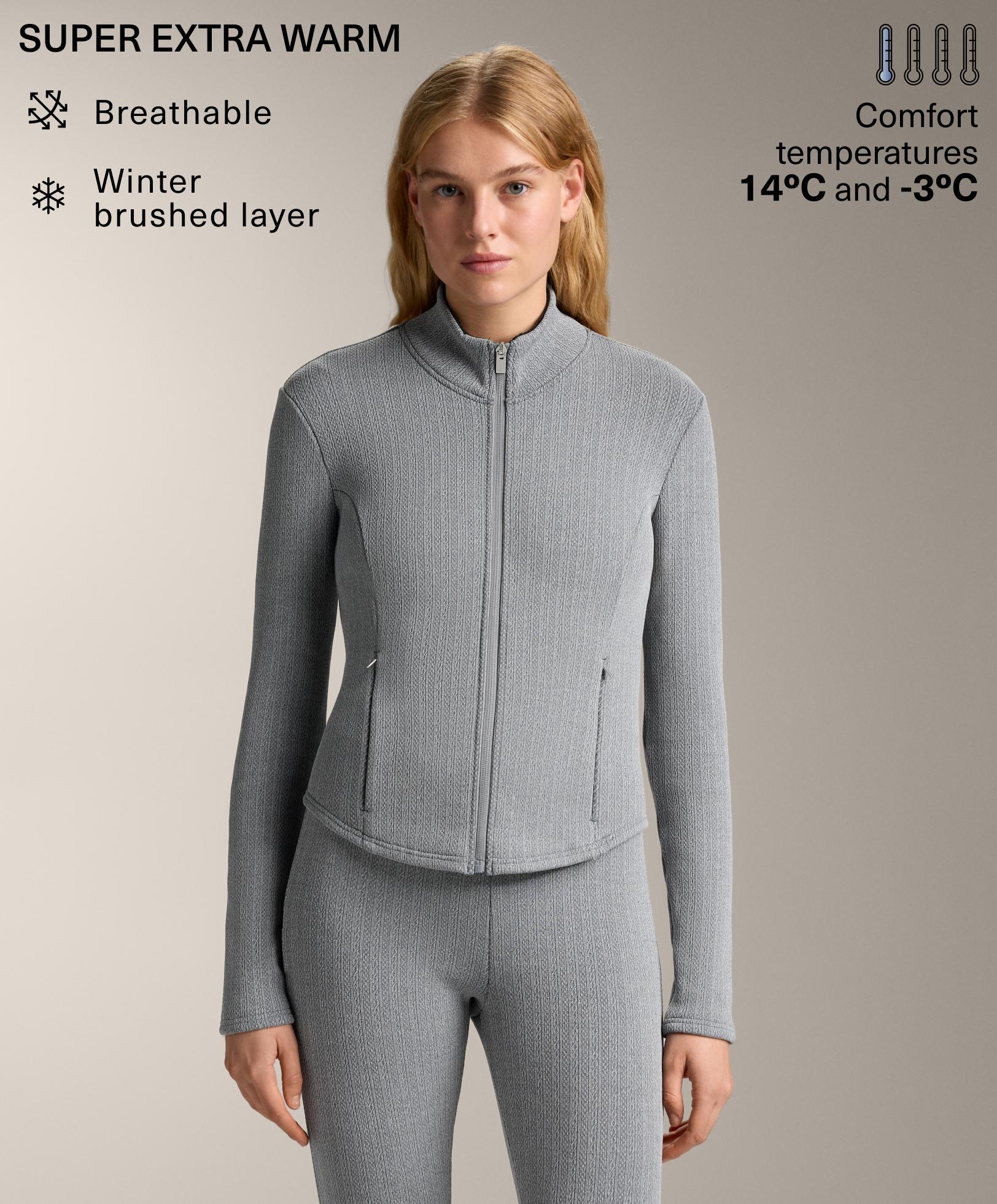 Super extra Warm long braided technical jacket