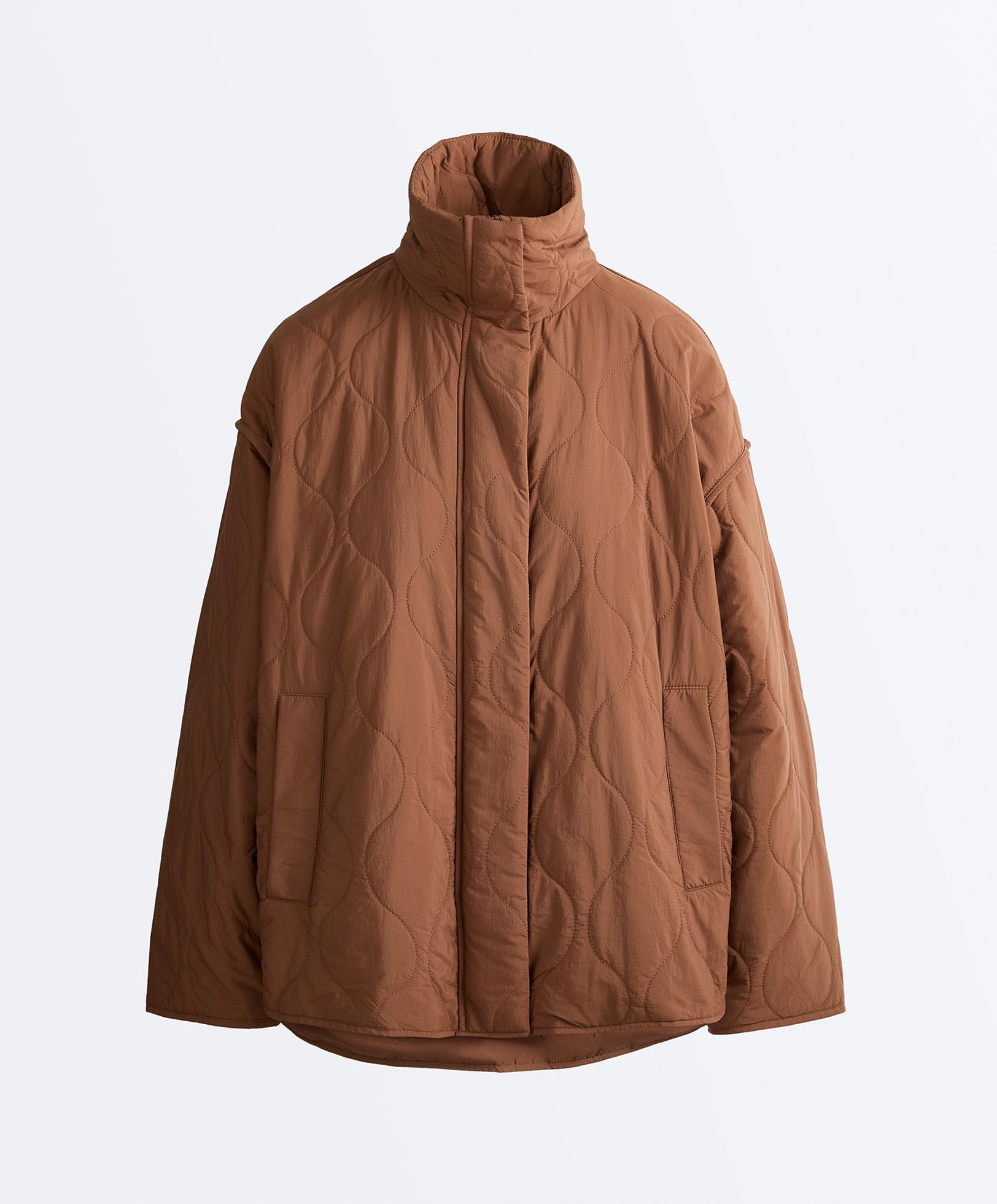 Water-repellent FELLEX® AEROGEL padded jacket — DARK BRICK