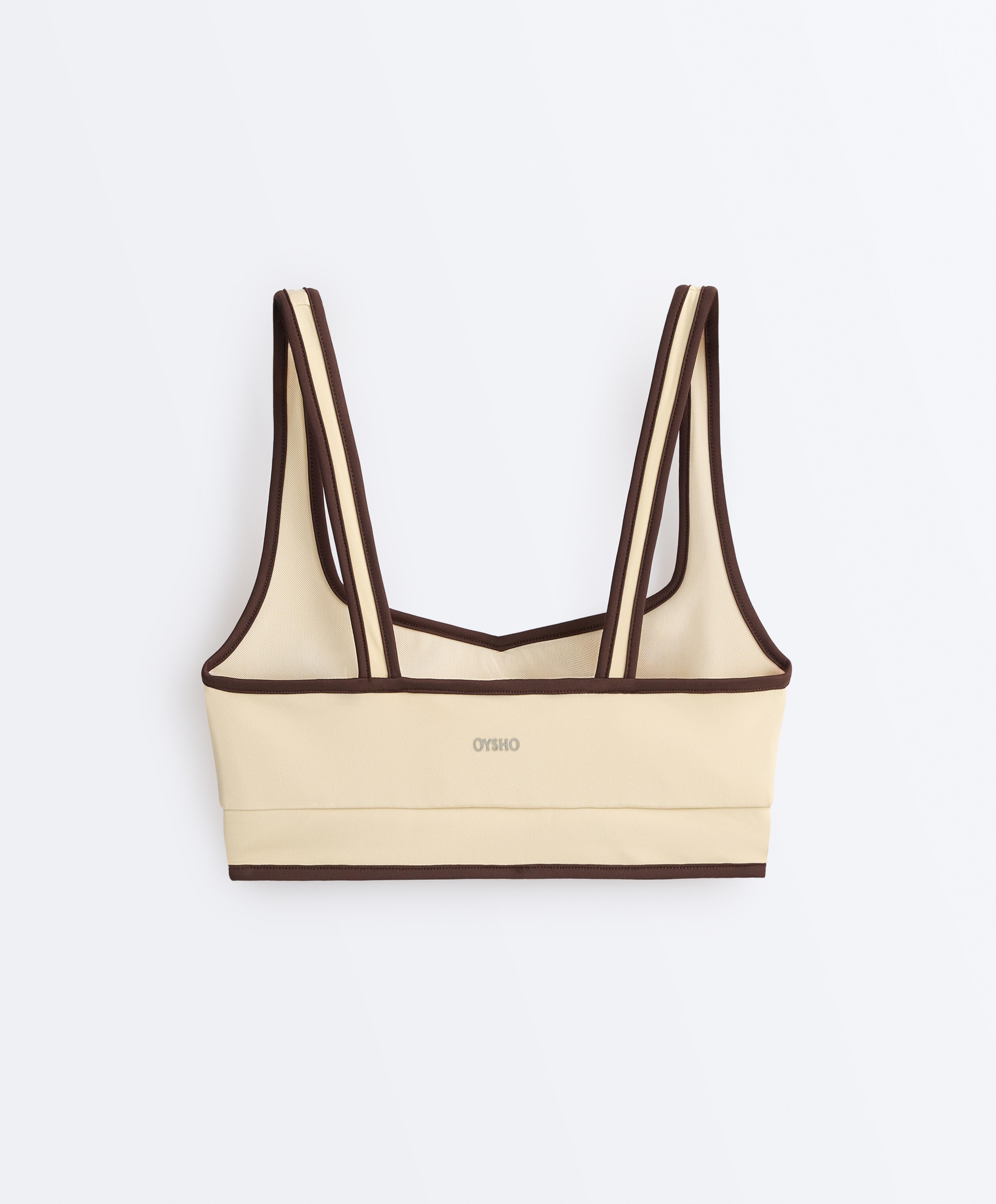 Comfortlux contrast tank top — VANILLA