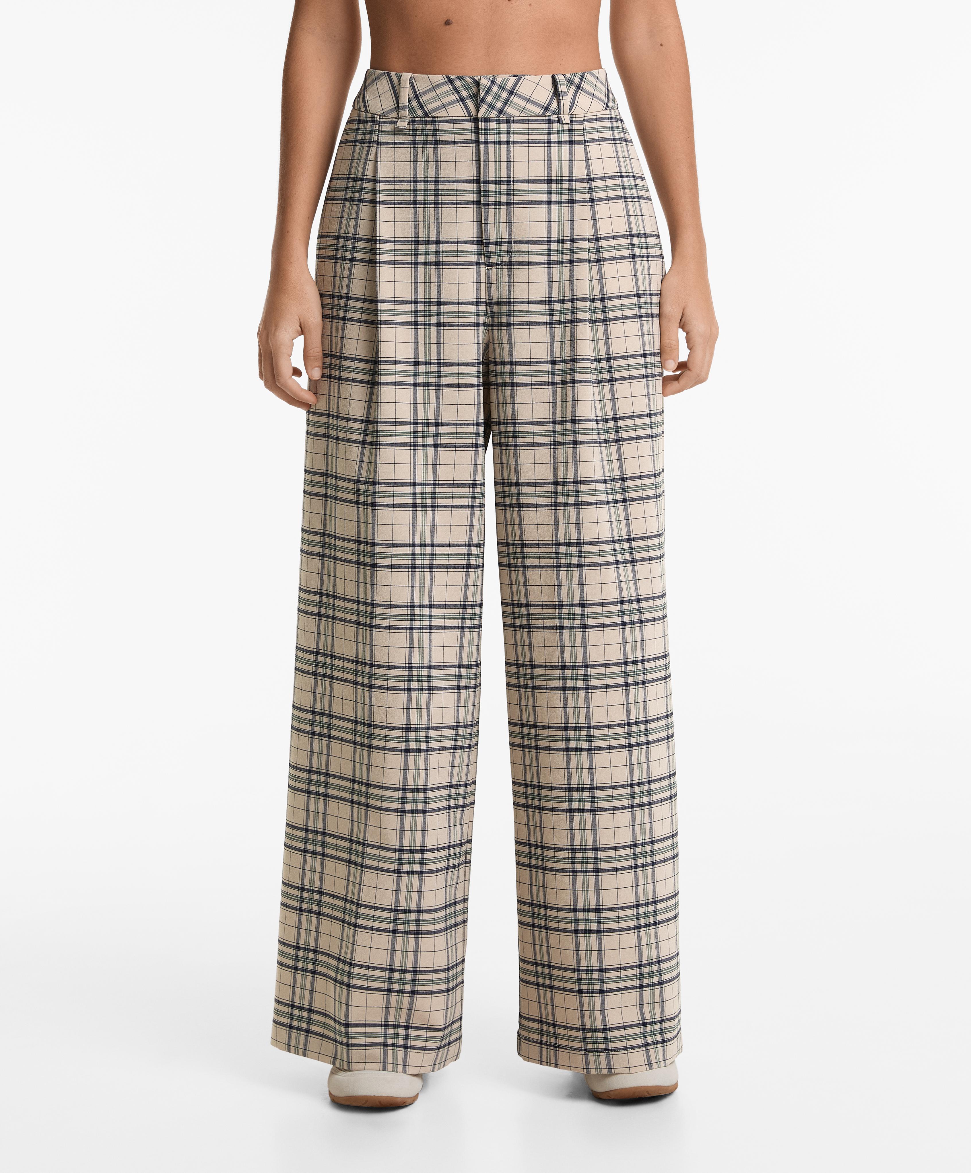 Pijama Oysho Pantalon Corto Pijama Oysho Cuadros Pantalón Ancho