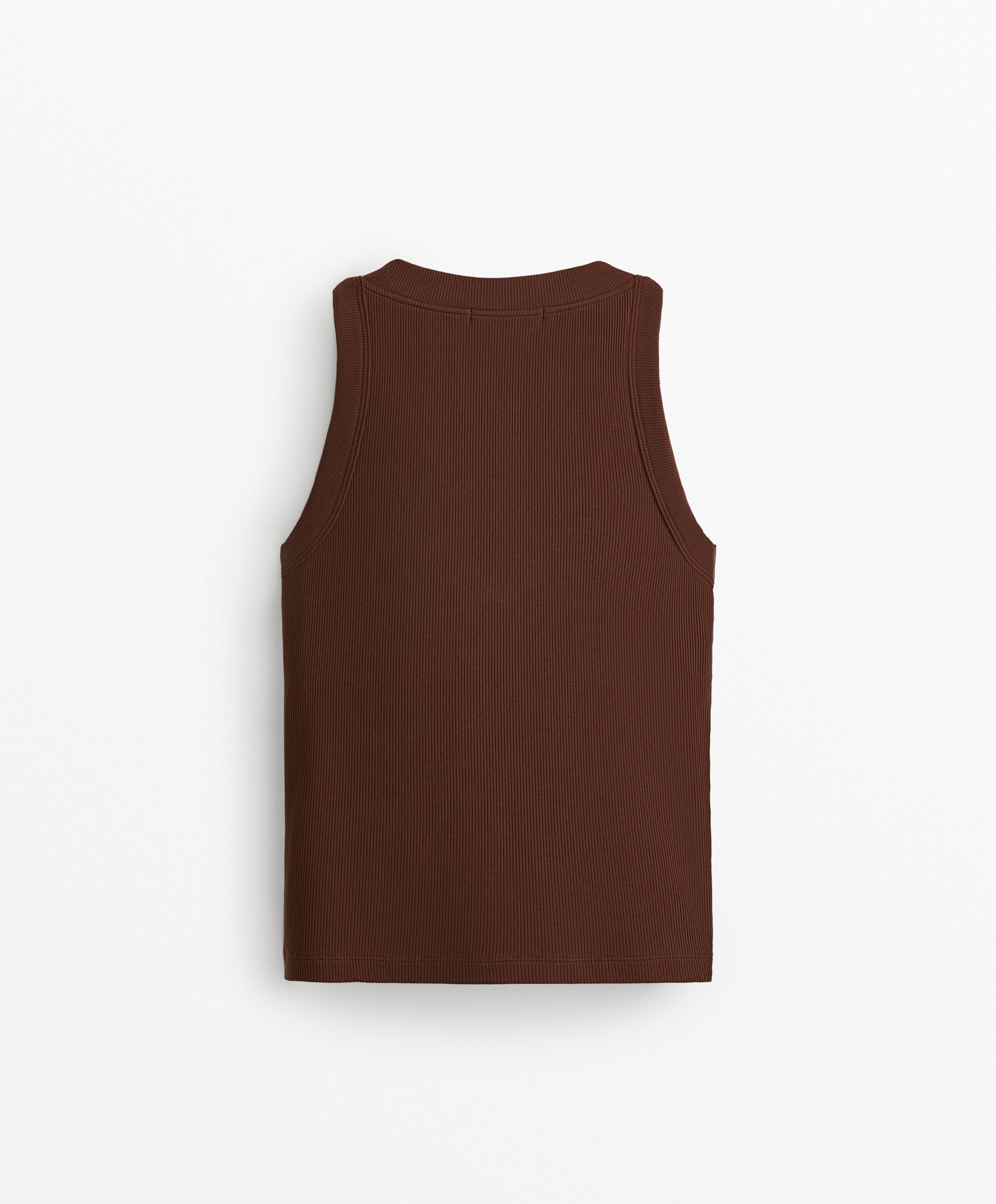 Rib modal blend tank top