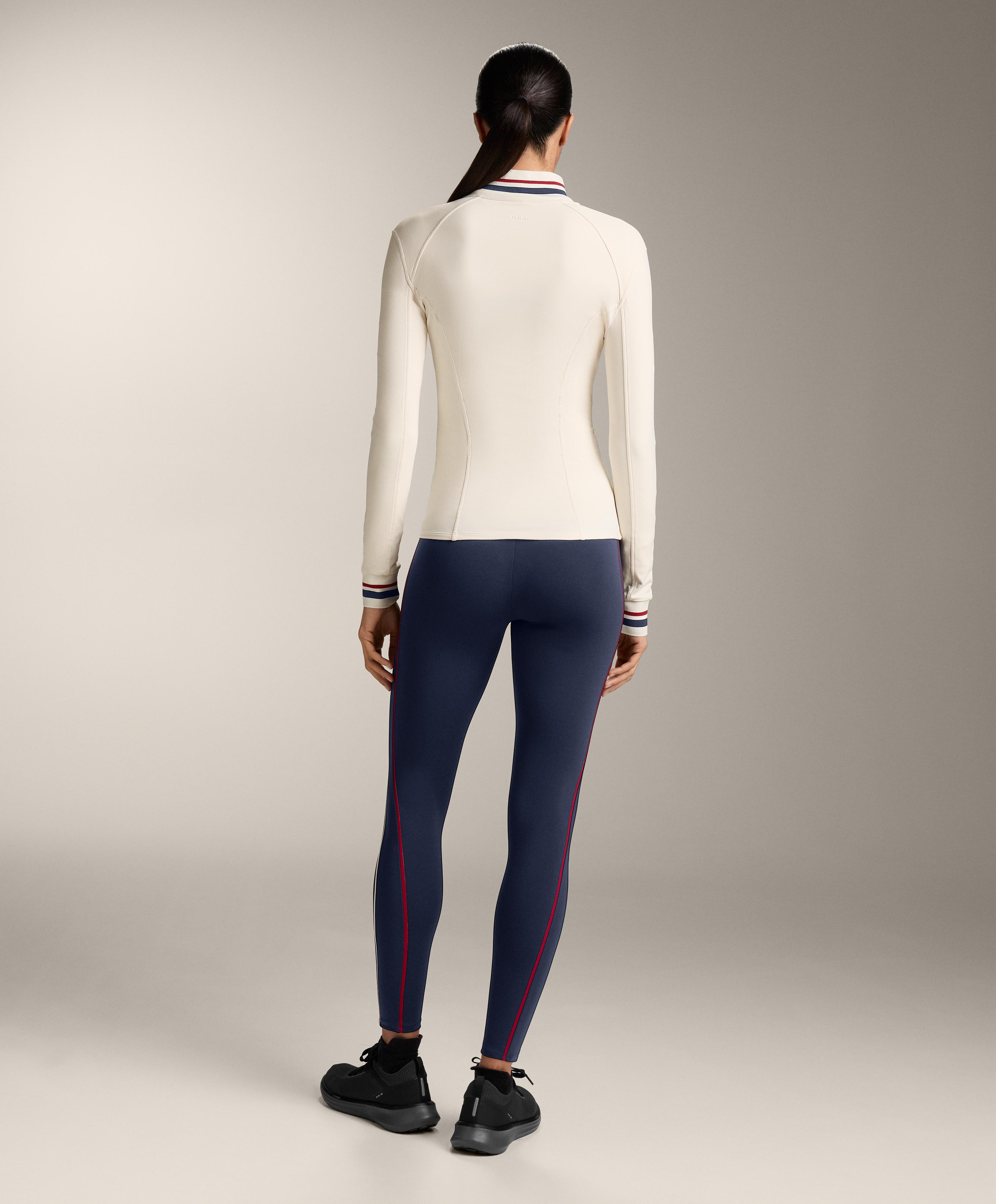 Light warm technical rubber jacket — PALE ECRU