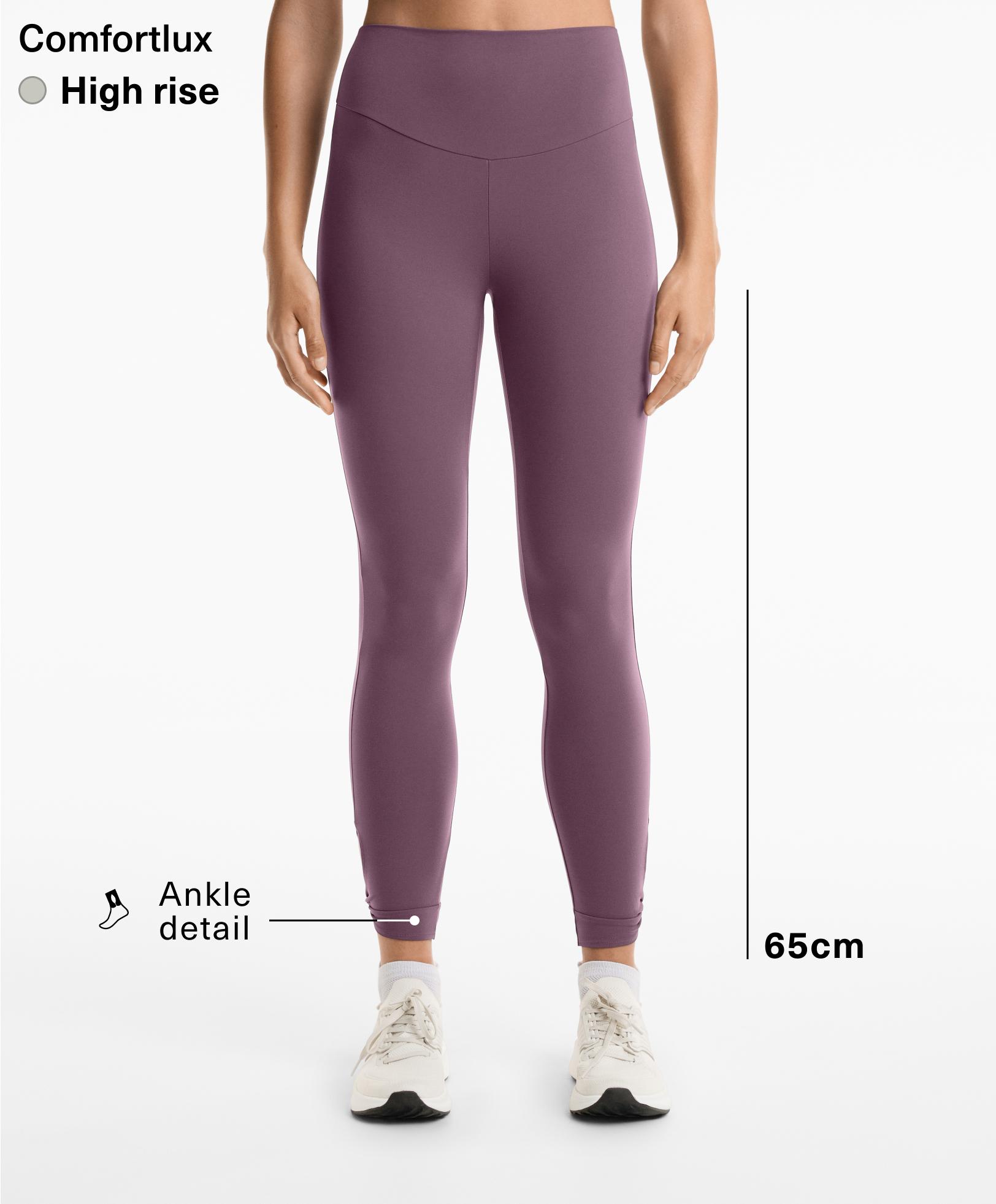 Leggings tobillero high rise Comfortlux nudo 65 cm