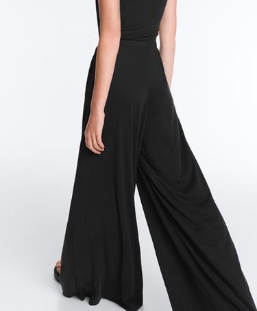 Crossover modal blend jumpsuit — BLACK 6