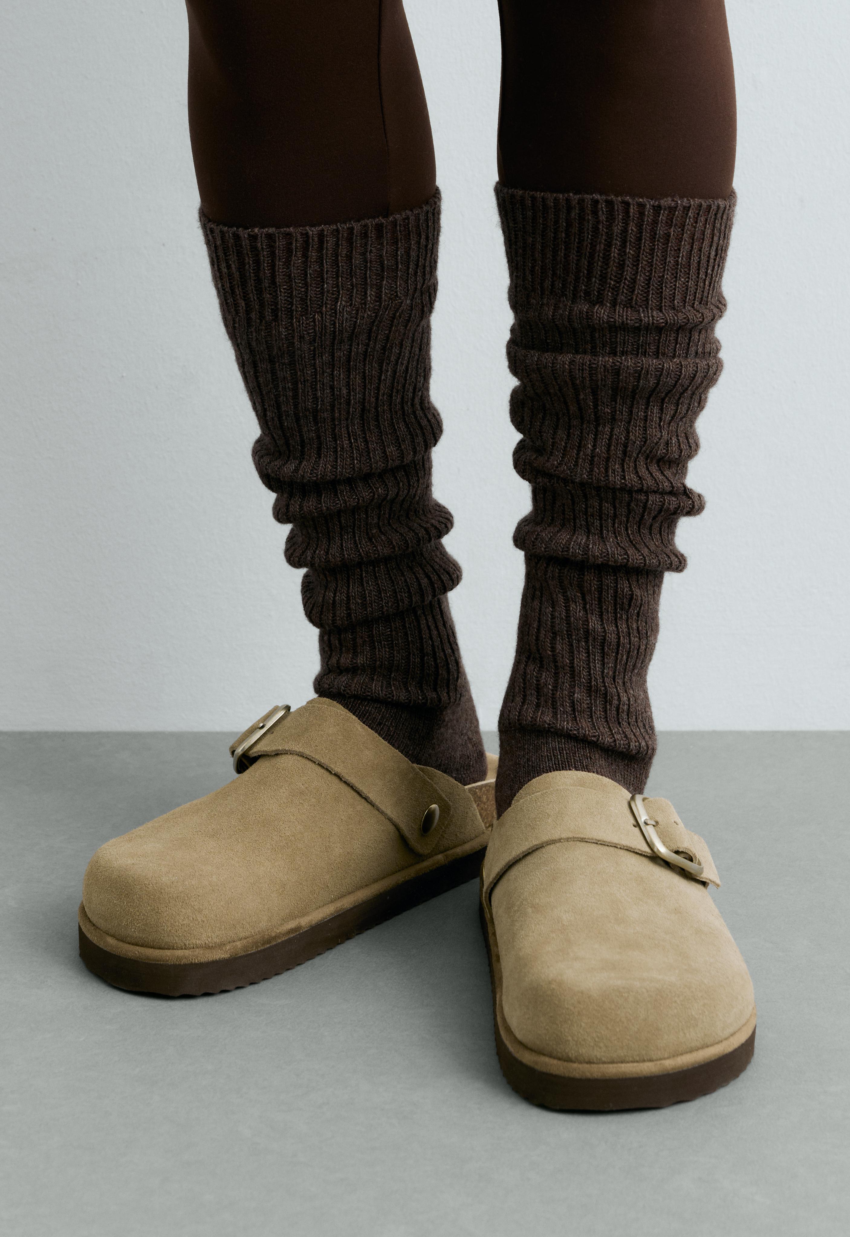 Calcetín largo 22%&nbsp;cashmere 10% lana