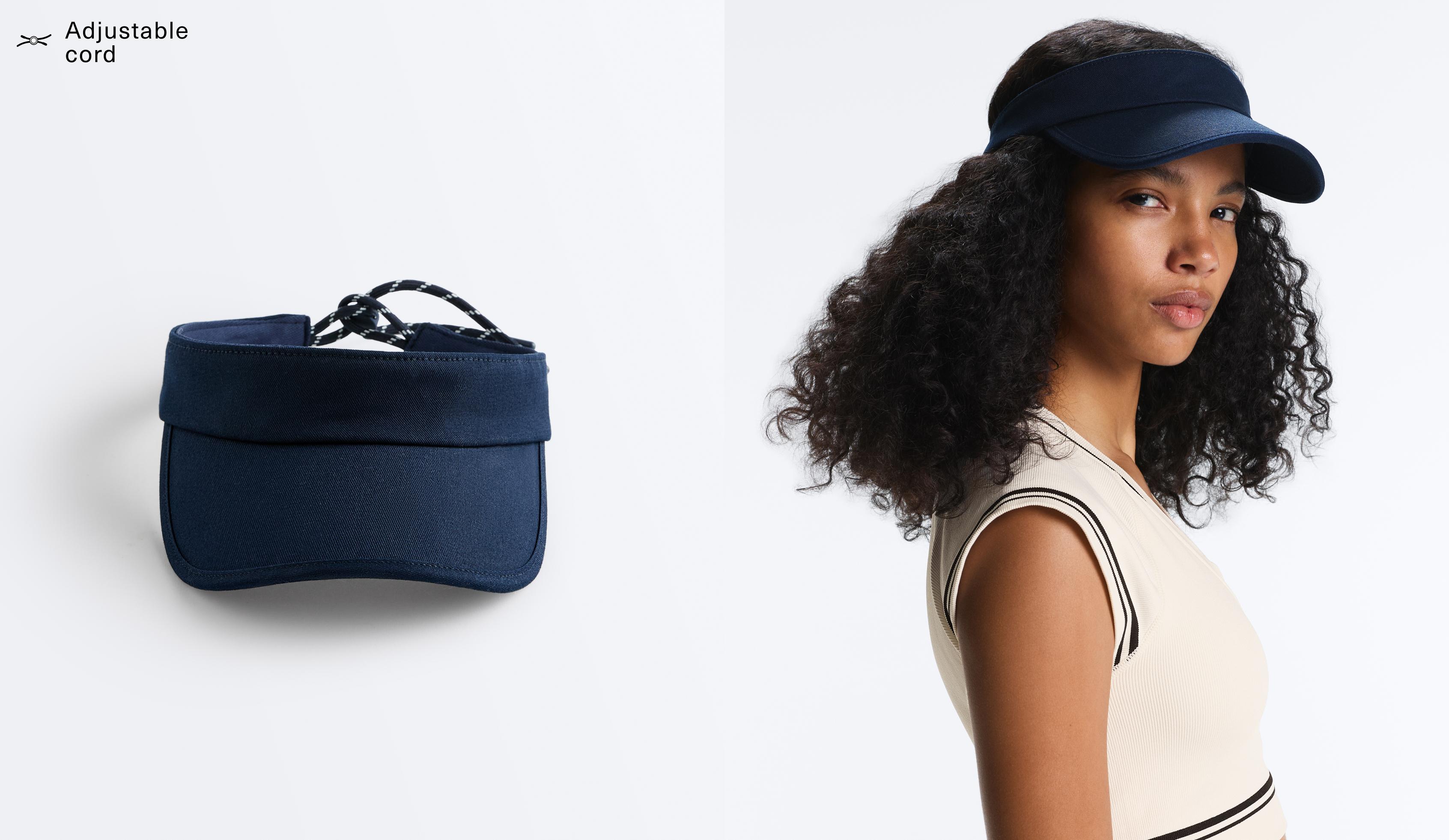 Sports Visor — NAVY BLUE