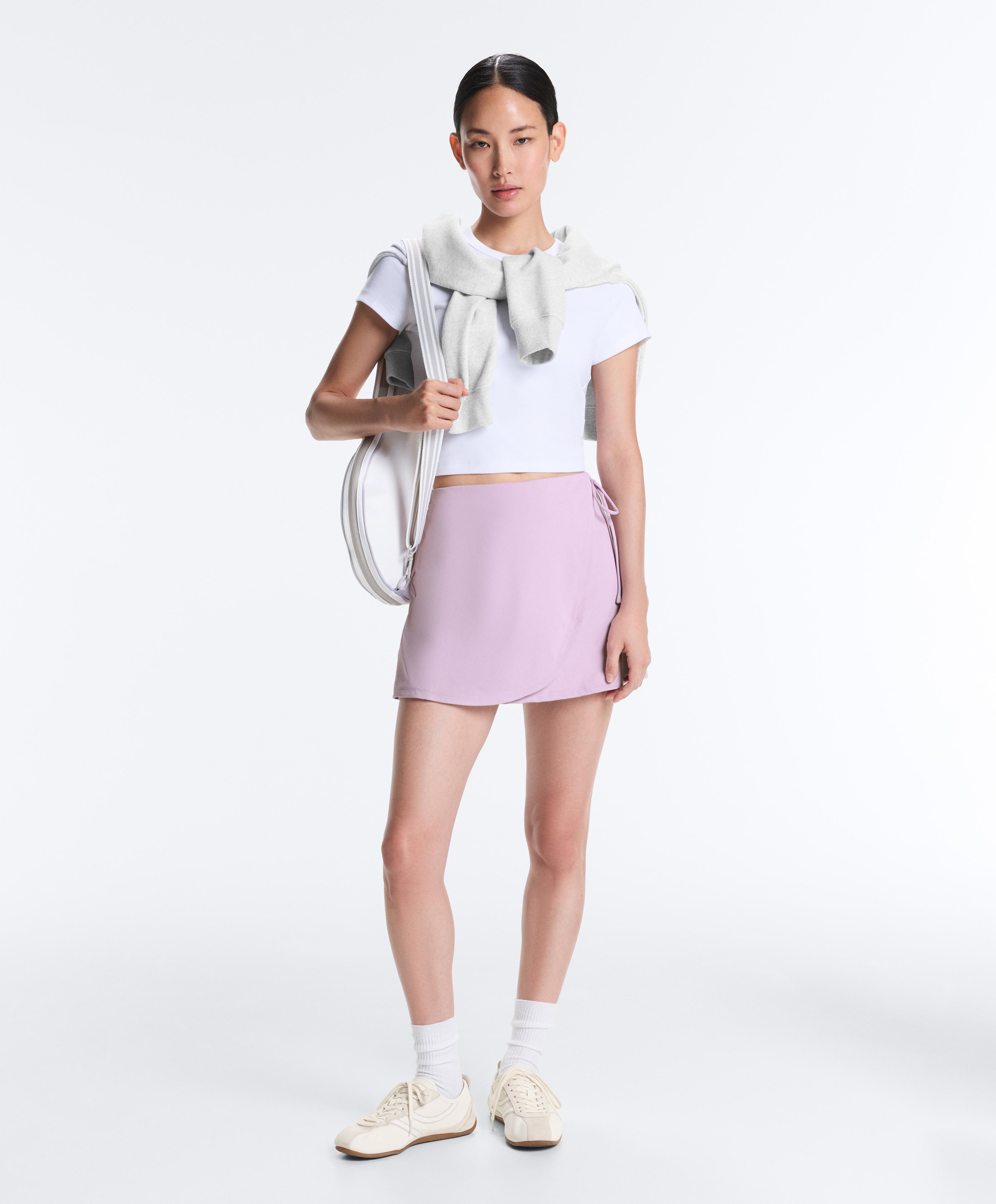 Comfortlux wrap skirt — LILAC