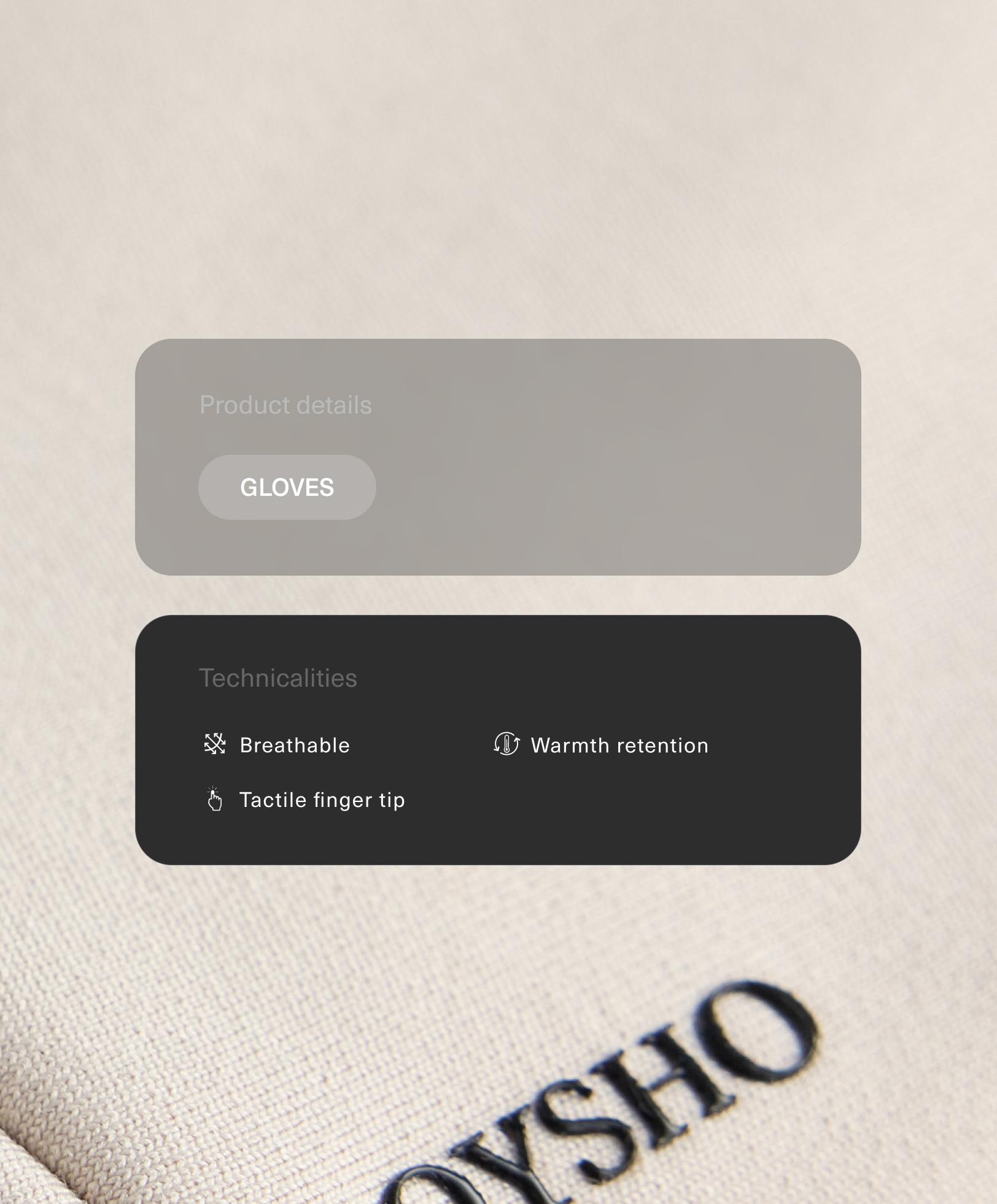 Guantes multifuncionales perchados Guantes multifuncionales perchados