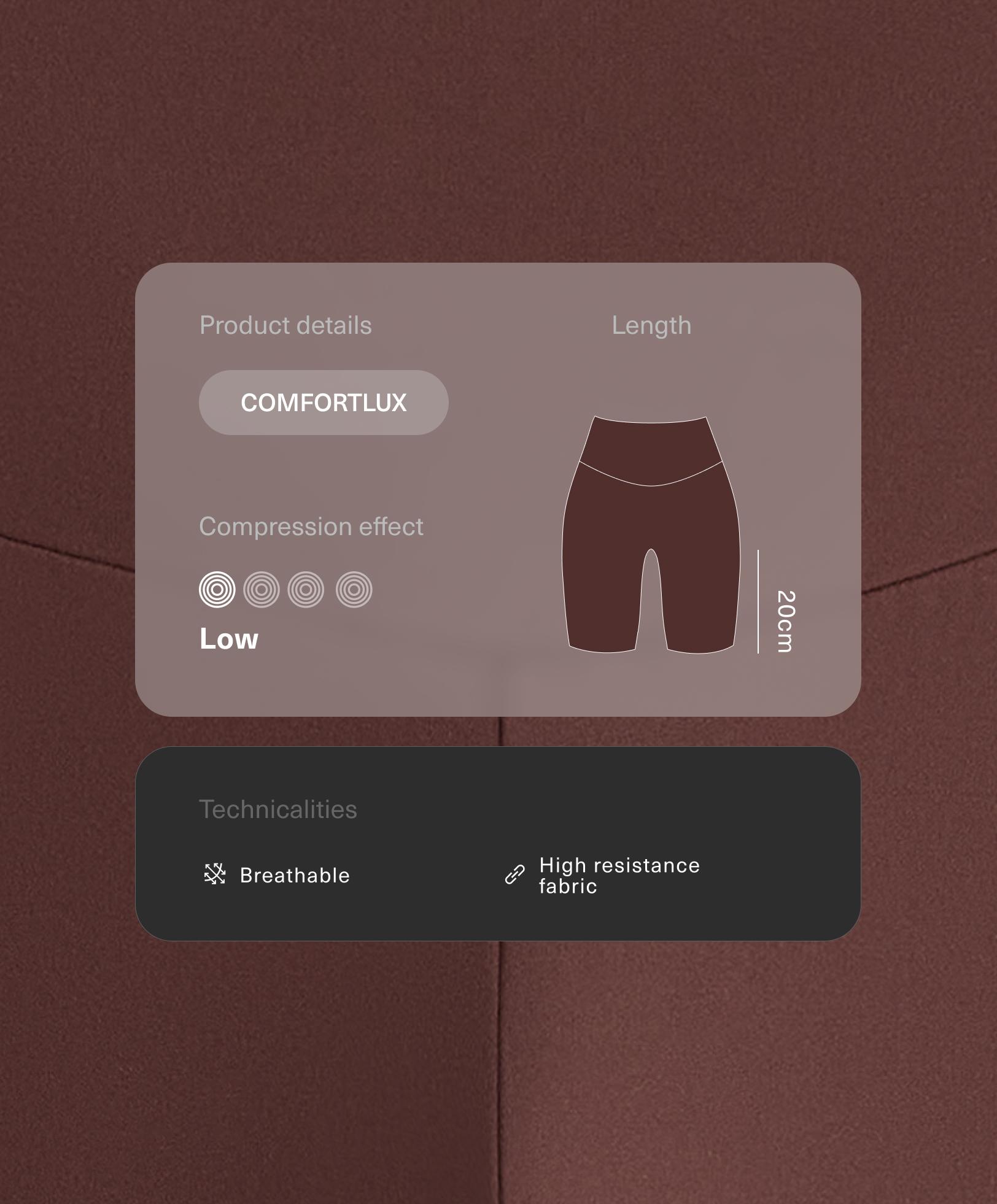 لغينغ فوق الركبة Comfortlux بسرج عالٍ 20 سم