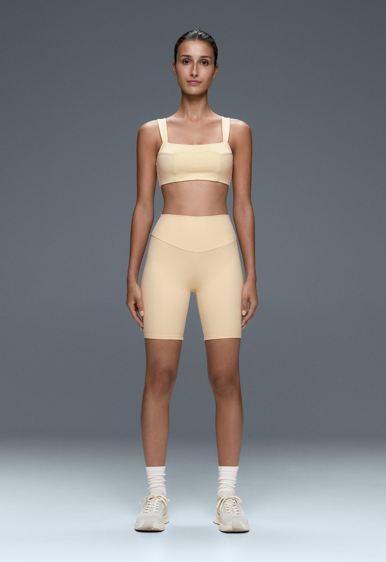 Leggings biker high rise comfortlux 20 cm — BUTTER YELLOW