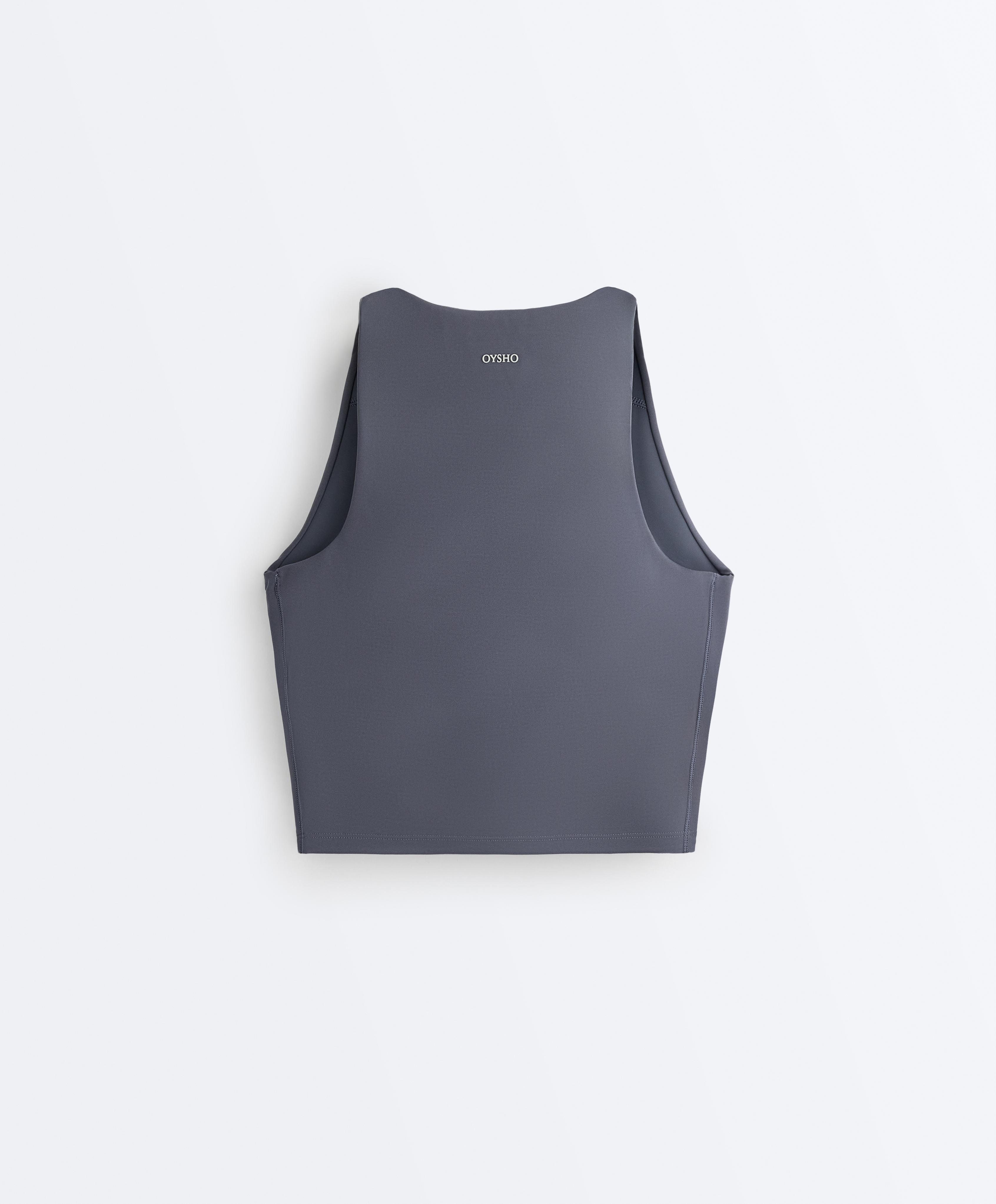 Extra Compressive Halter Tank Top — PETROL