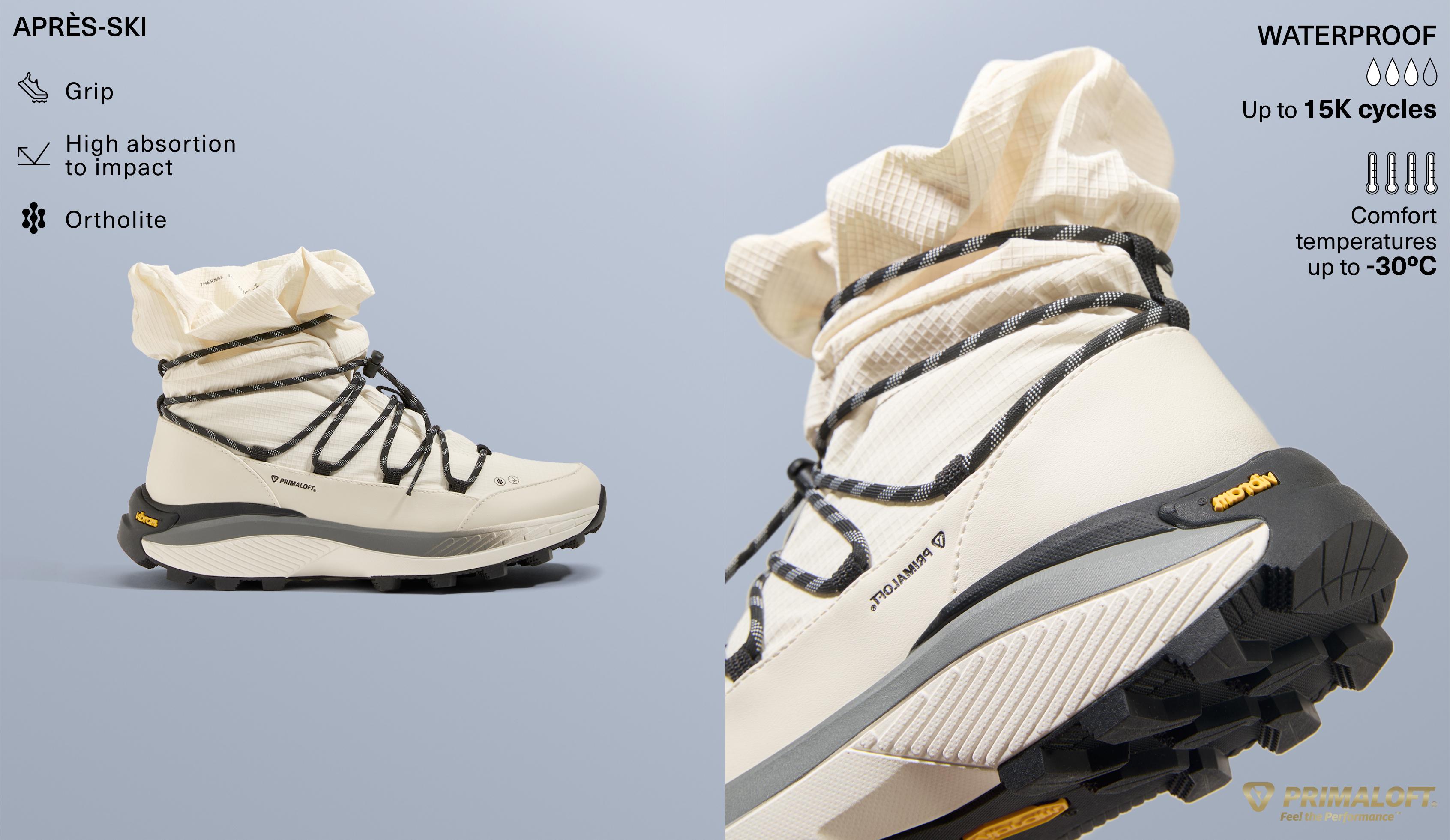 Vibram® waterproof sports boots — ECRU