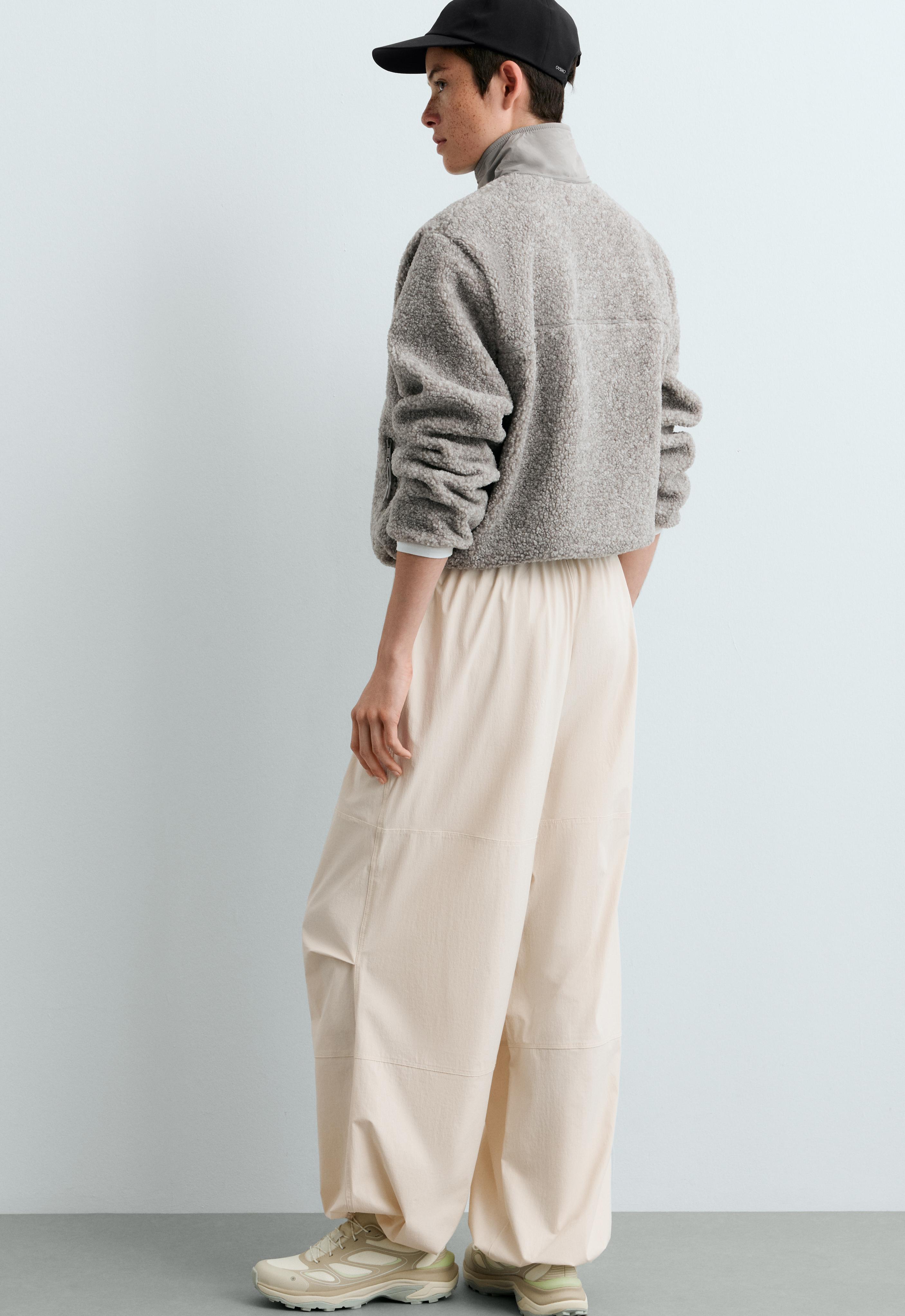 Adjustable technical wide-leg trousers — MARBLE