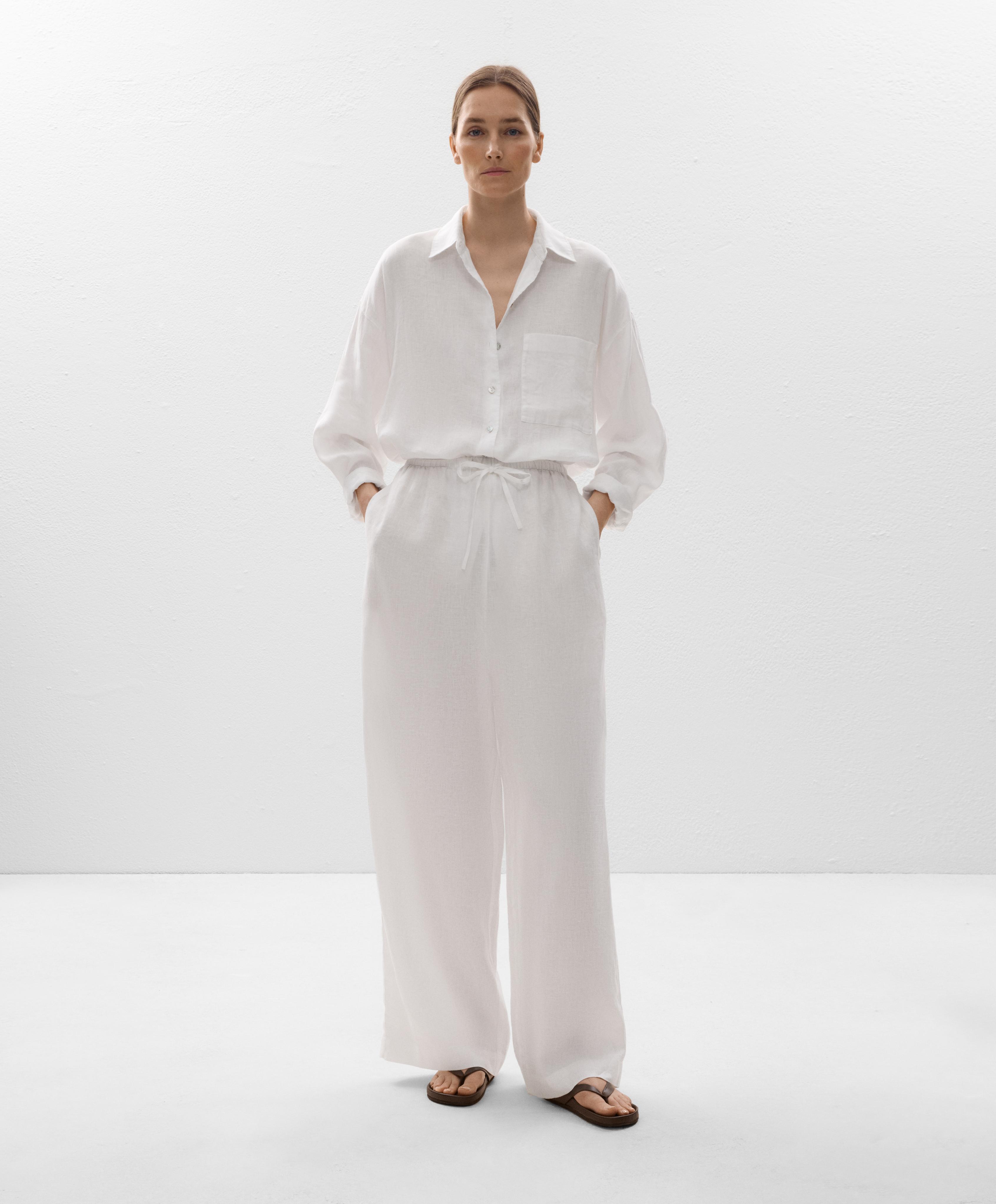 100% linen relaxed shirt - Sale 100% linen relaxed shirt - Sale