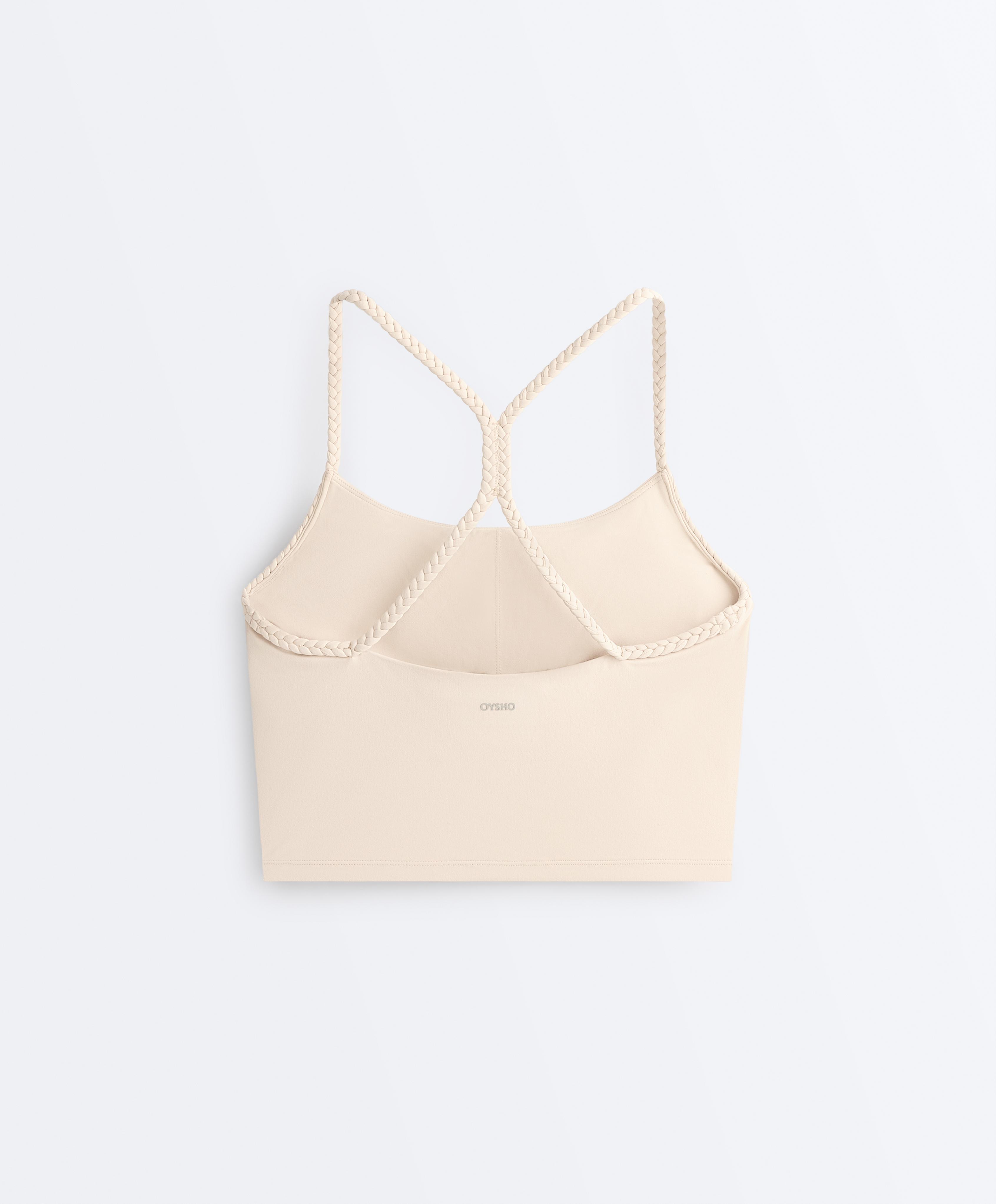 Comfortlux braided tank top — SAND