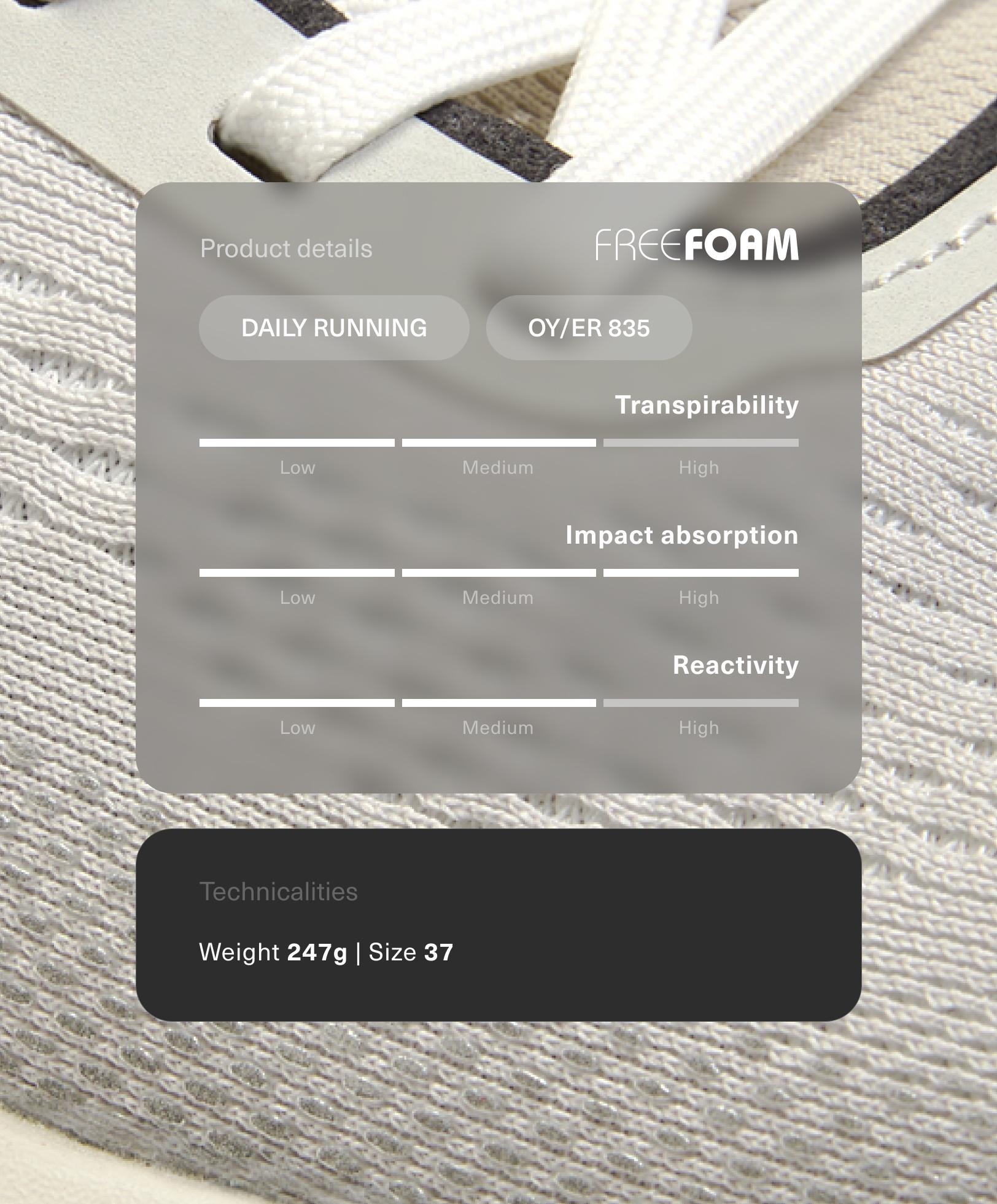 OY/ER 835 Running trainers