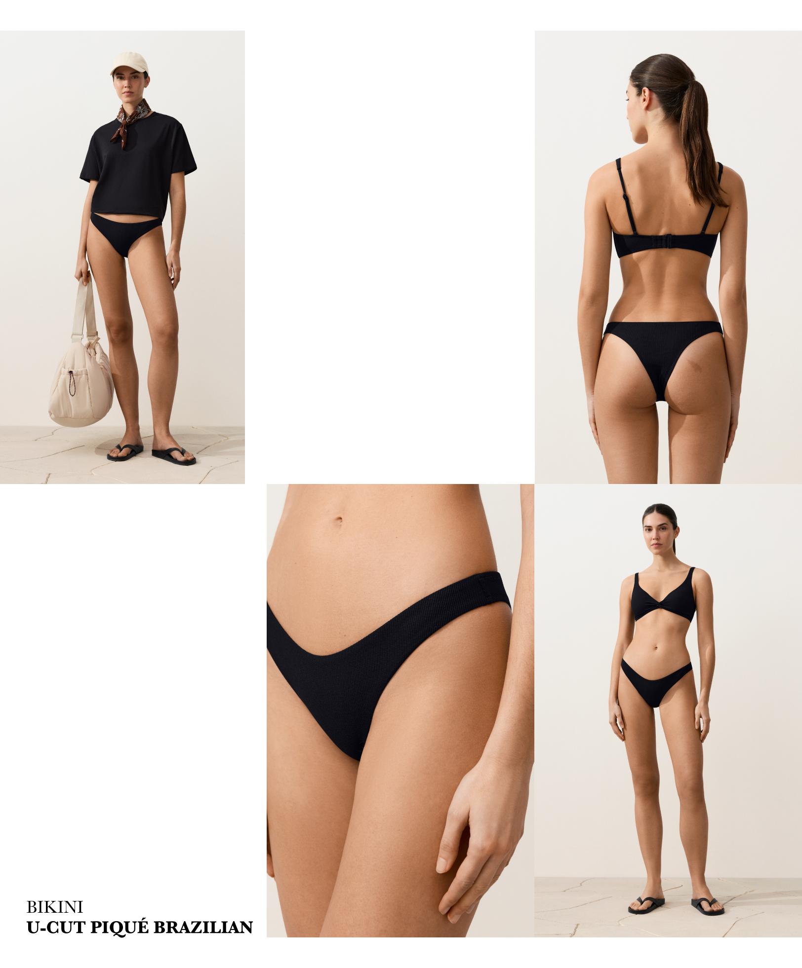Oysho Pike kumaşlı Brezilya bikini altı görsel 6