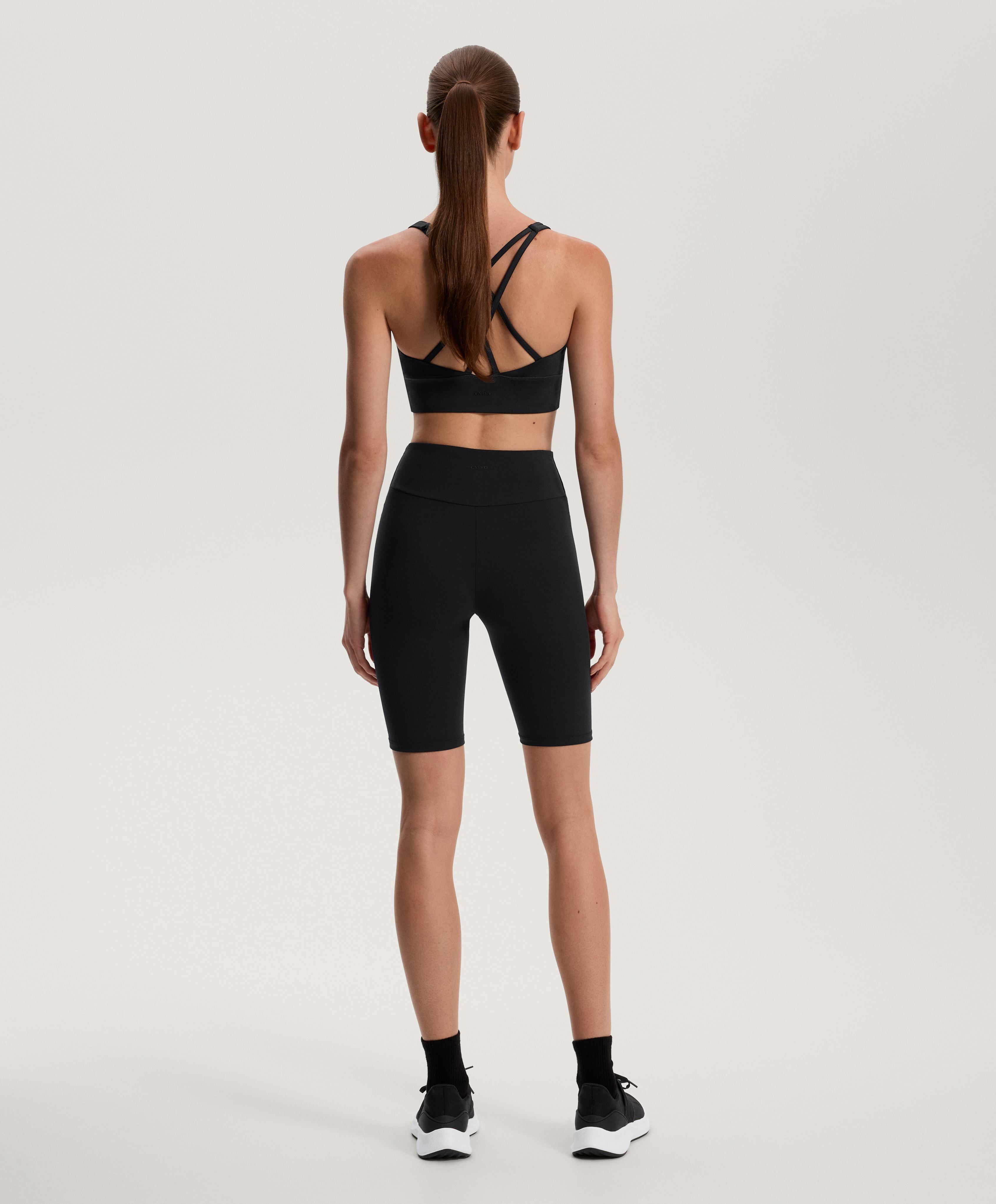 Black comfortlux biker total look 25cm with bra