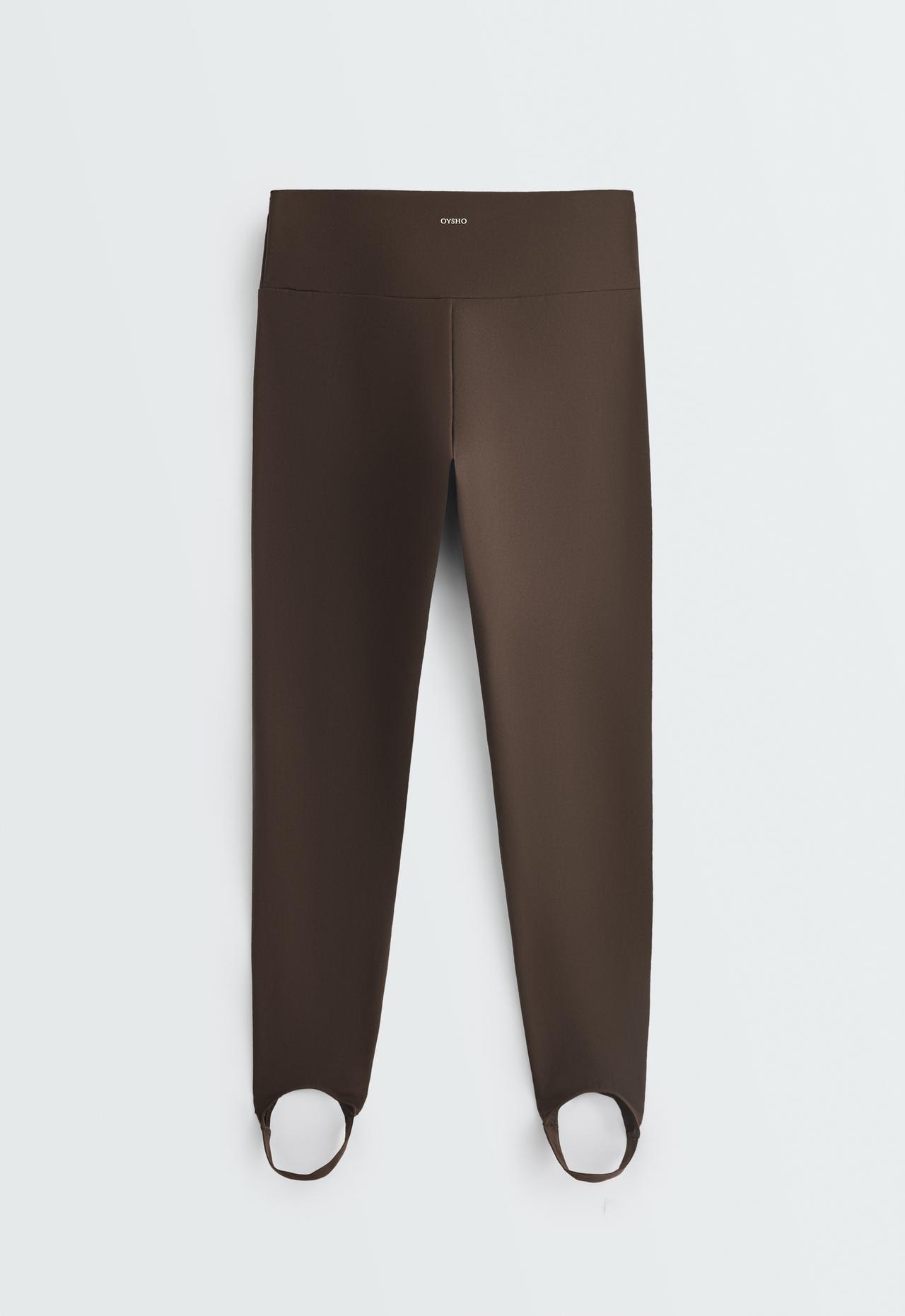 Leggings ankle-length super high rise comfortlux stirrup — BROWN