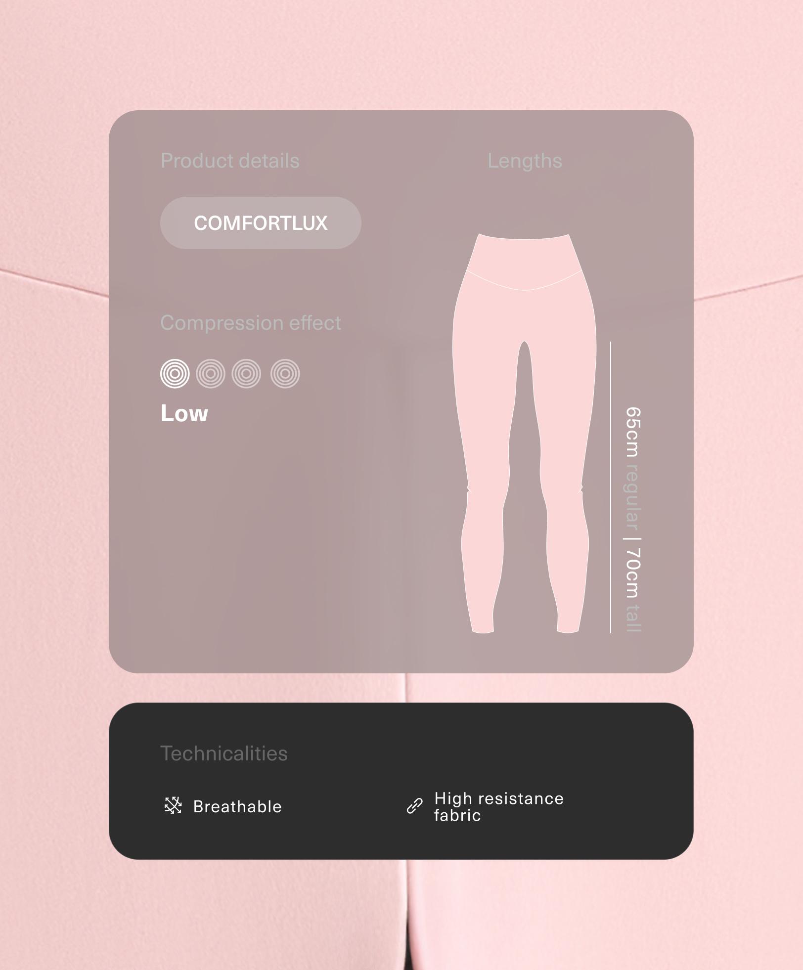 لغينغ للكاحل بخصر عالٍ Comfortlux