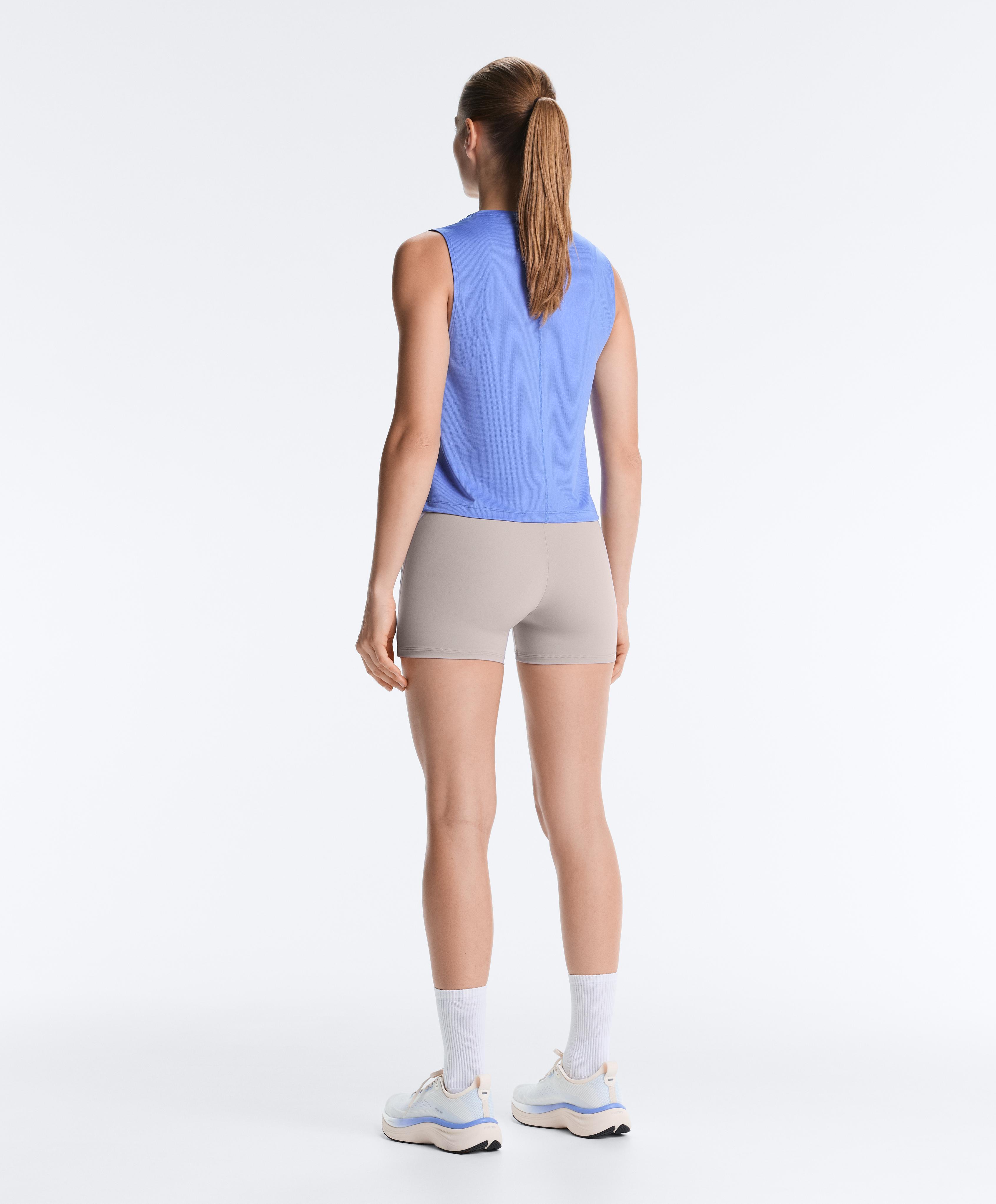 Technical sleeveless T-shirt — LAVENDER