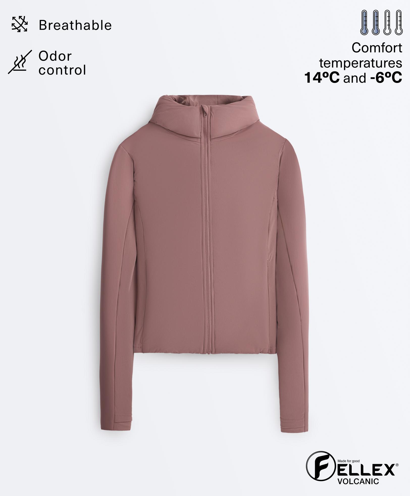 FELLEX® Volcanic technical padded jacket — PINK-MAUVE