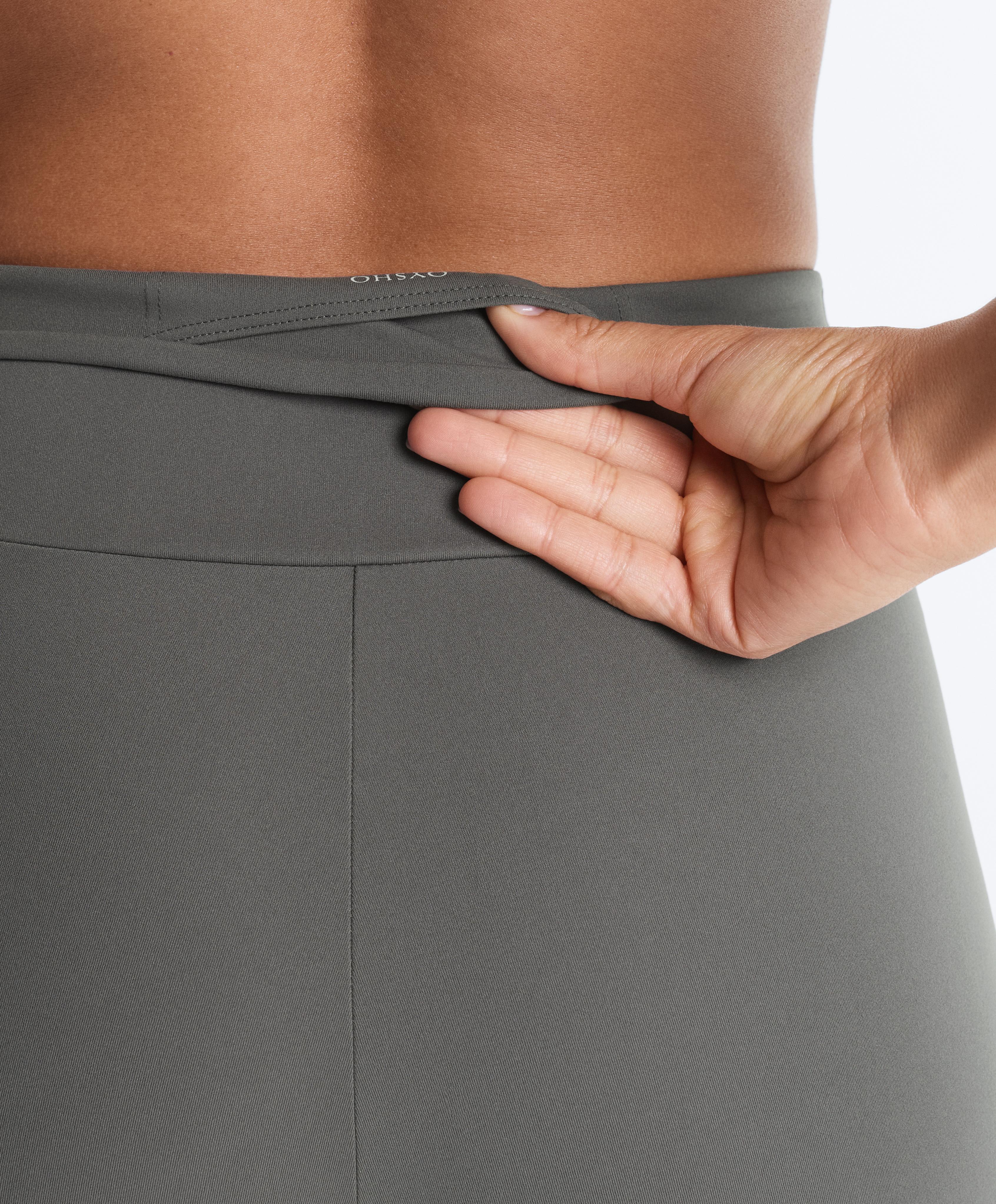 Comfortlux high-waisted 10cm hot pants — MID GREY