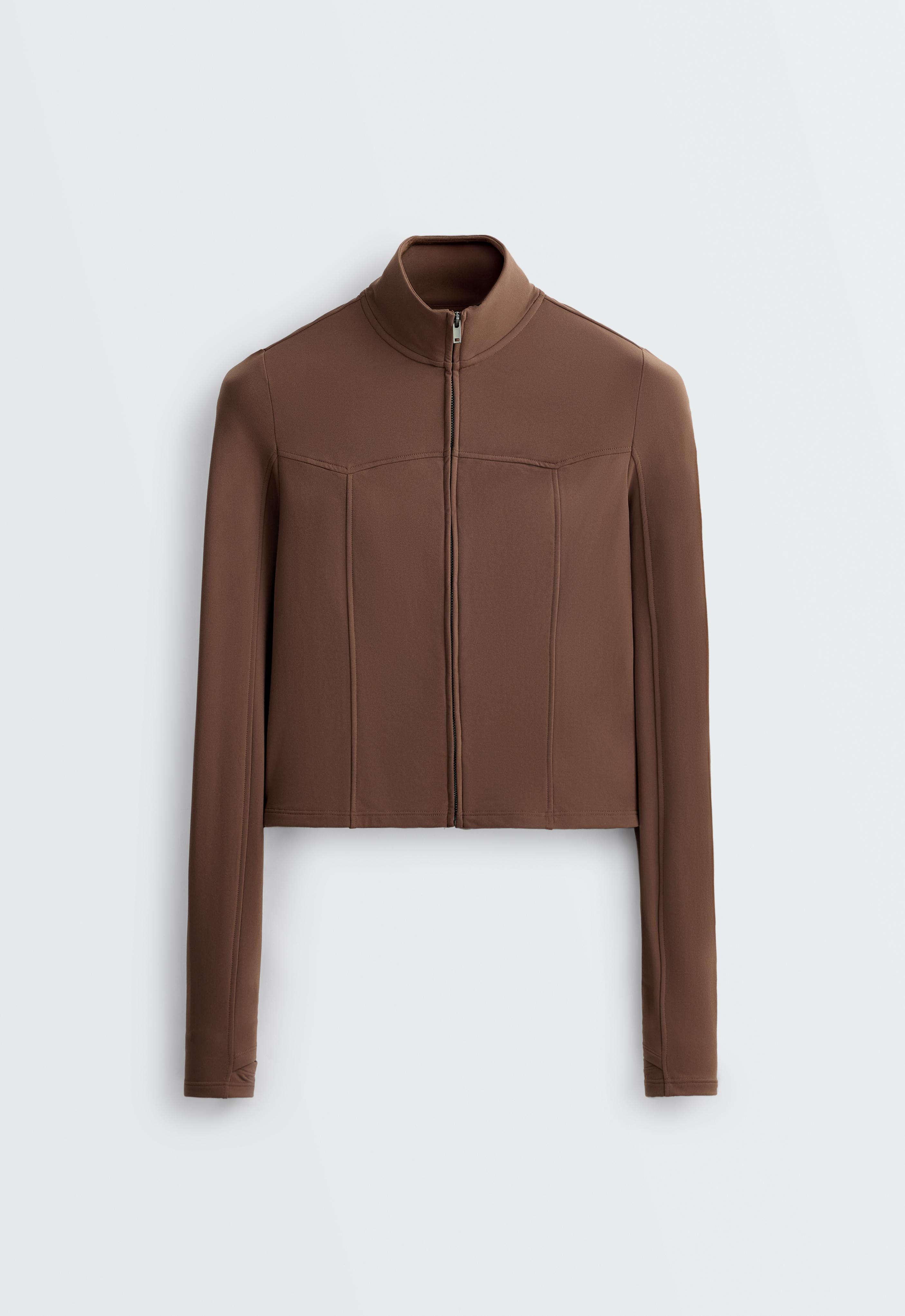 Light warm boxy technical jacket — COCOA