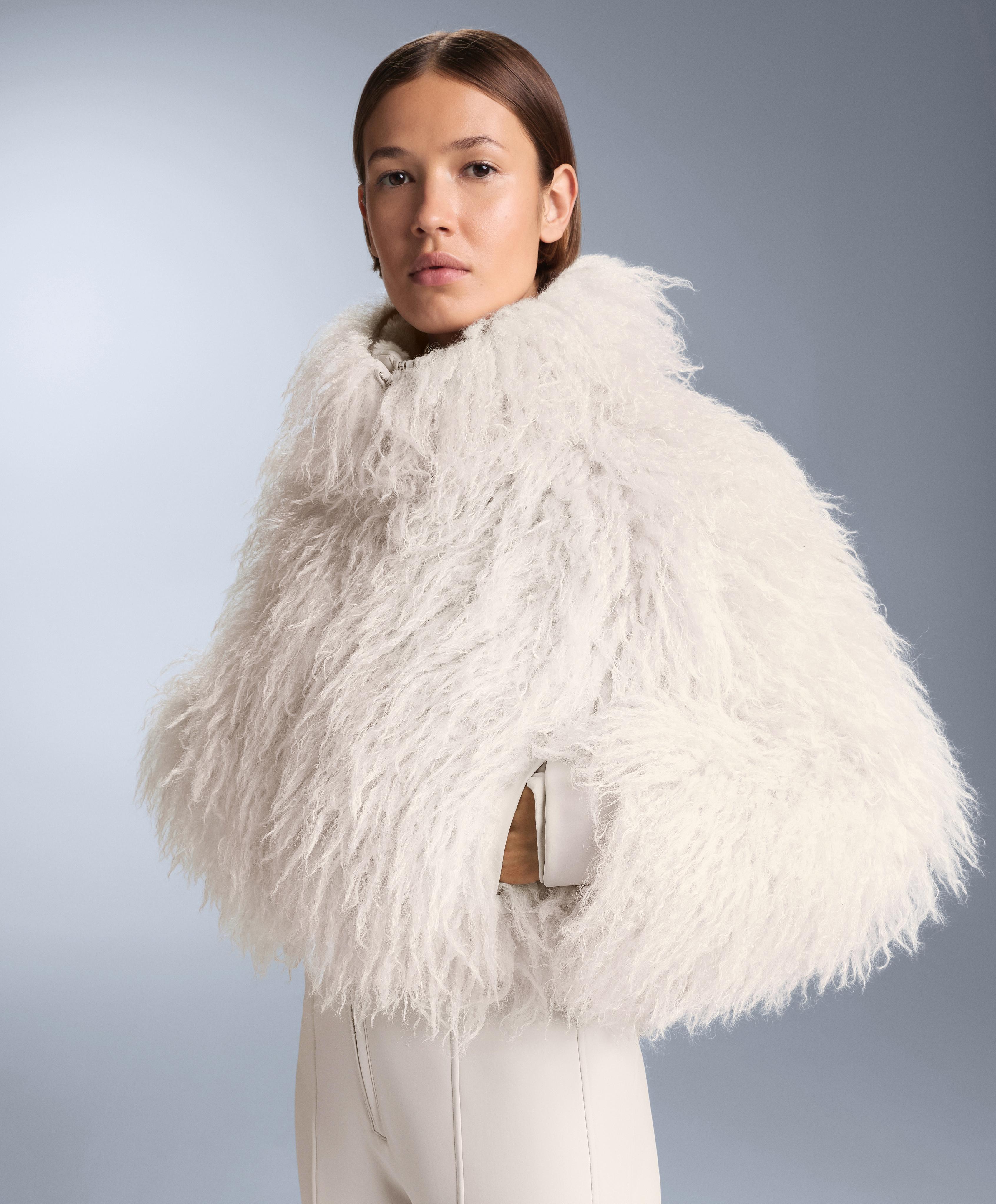Water-resistant 2-in-1 removable flare stretch SKI jumpsuit — PALE MINK