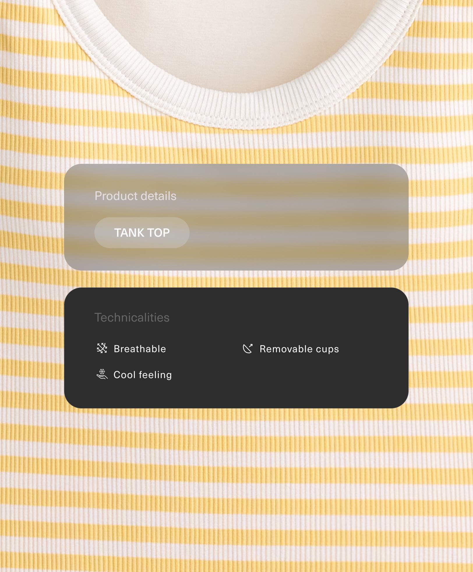 Tank top largo rib cuello redondo con modal Tank top largo rib cuello redondo con modal