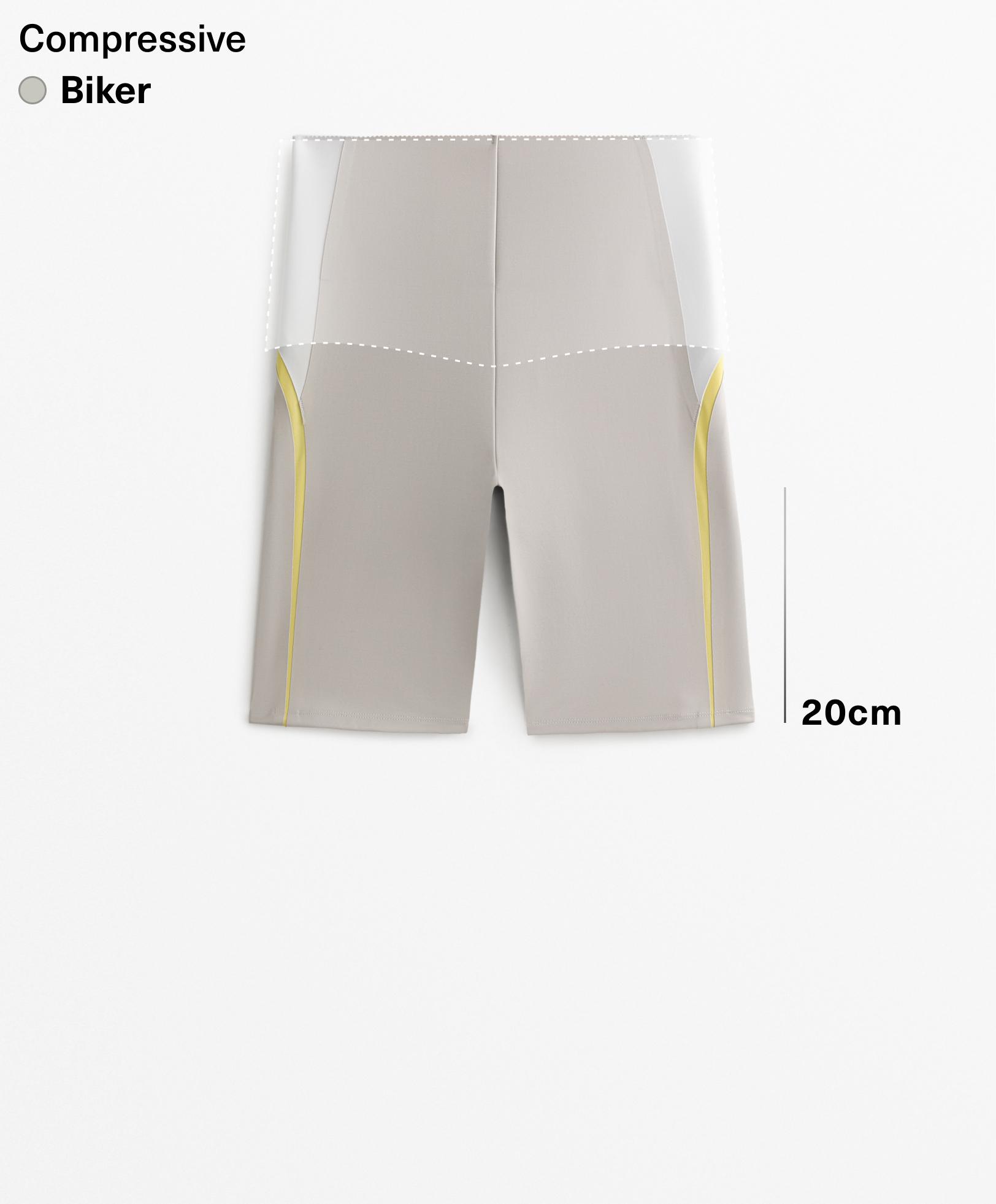 Compressive block 25cm cycling leggings