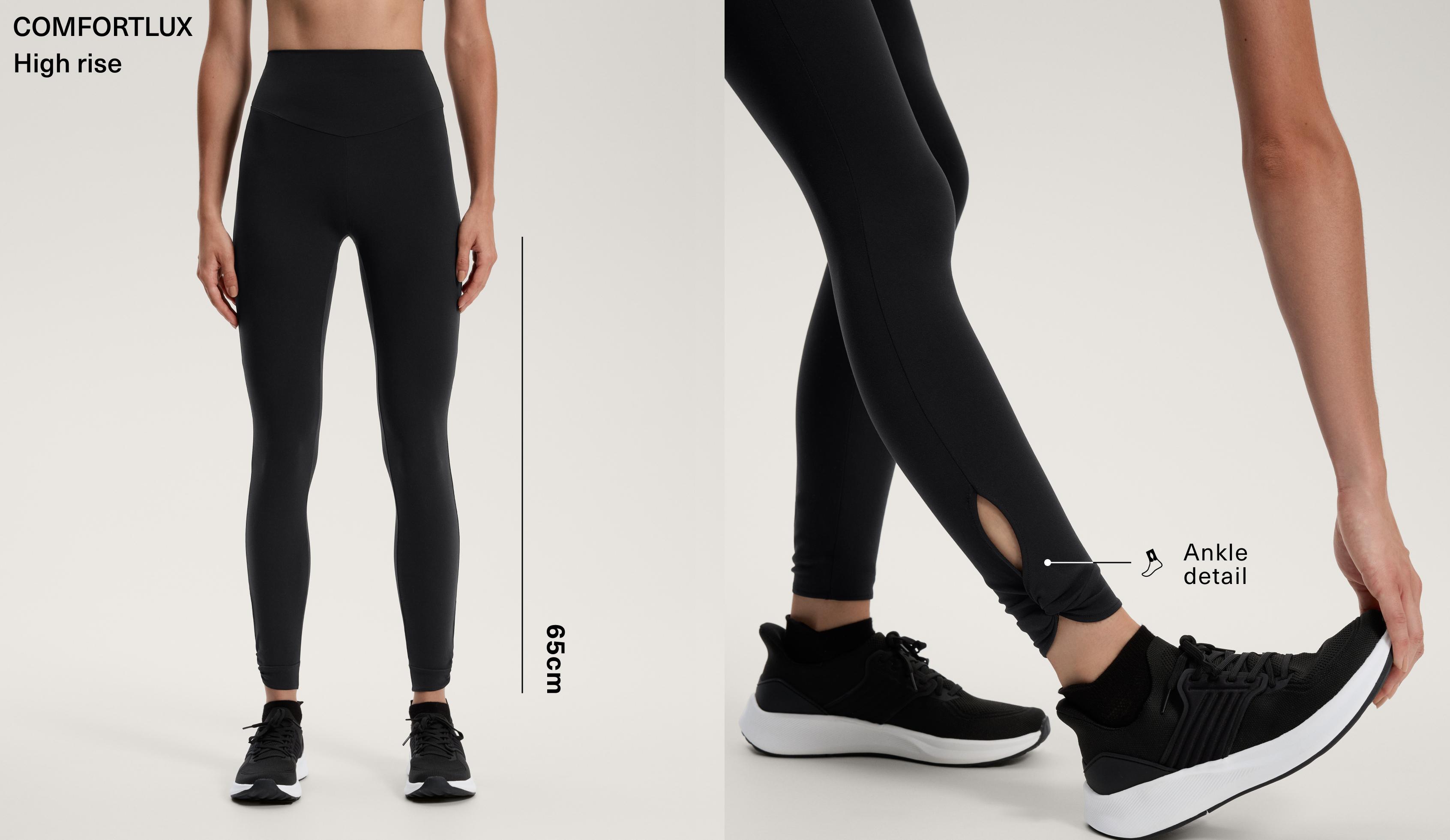 Comfortlux high rise knot 65cm ankle-length leggings