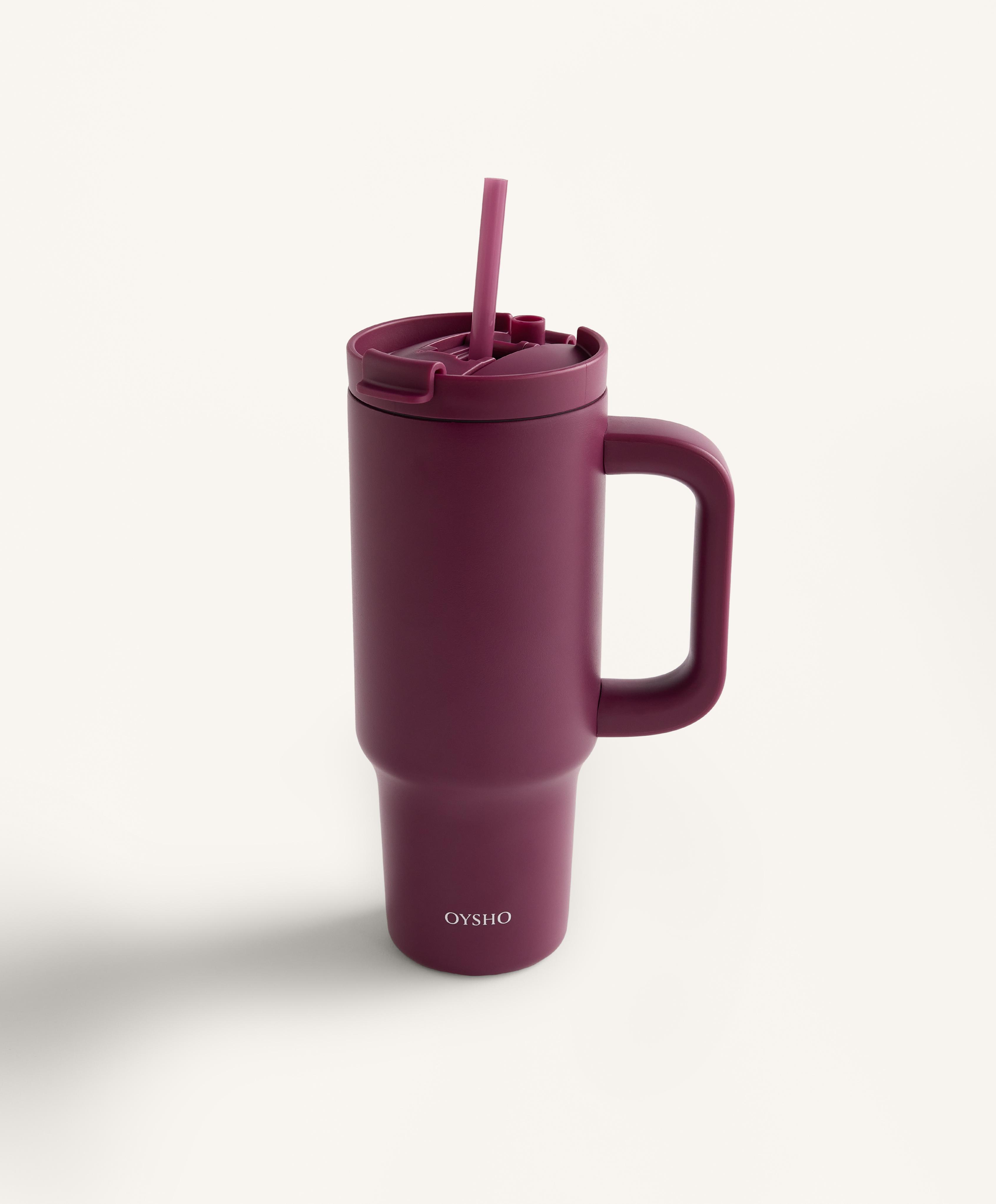 Botella de taza con asa