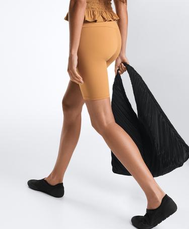 Leggings biker high rise comfortlux 20 cm — MUSTARD 4