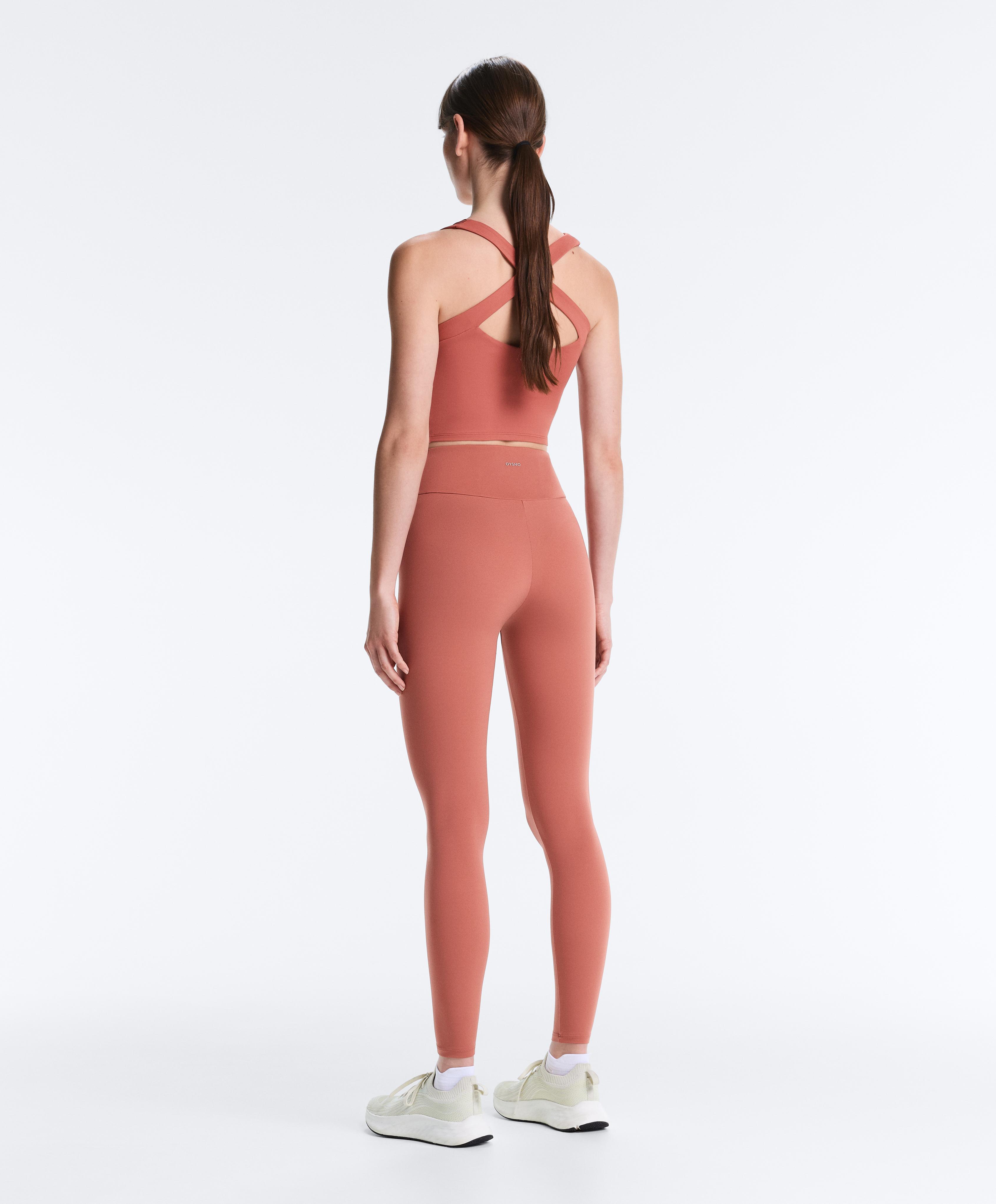 Comfortlux crossover tank top — ROSETTE BLUSH