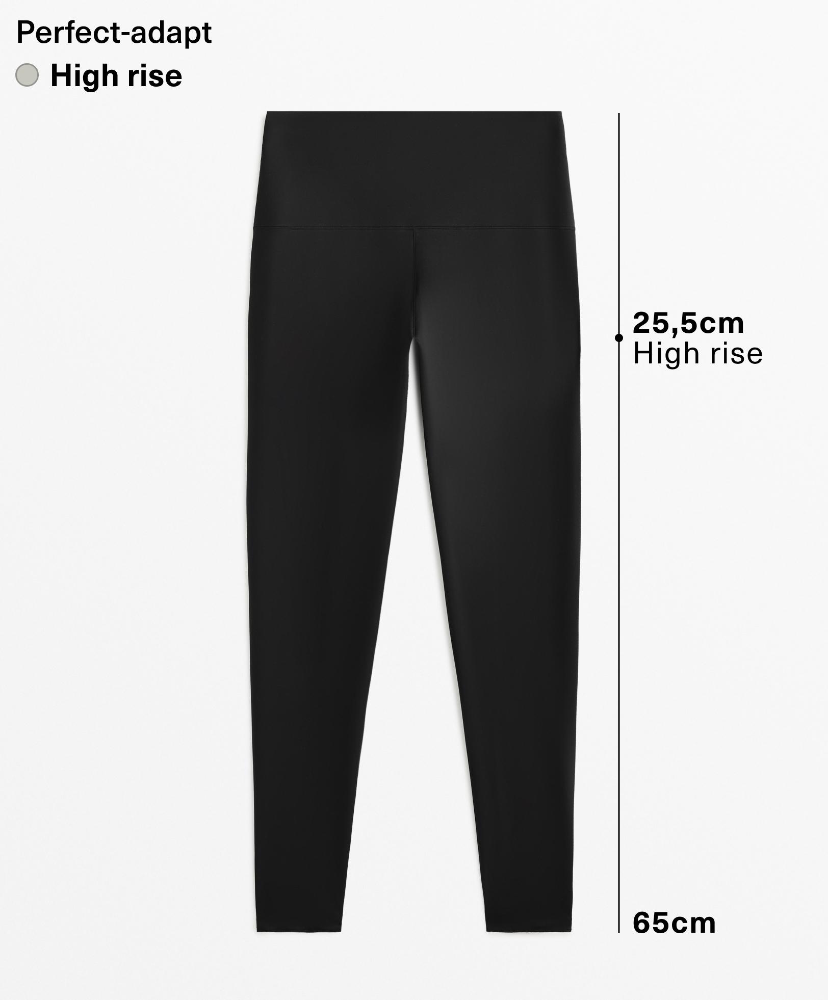 Perfect-adapt high-rise 65cm ankle-length leggings